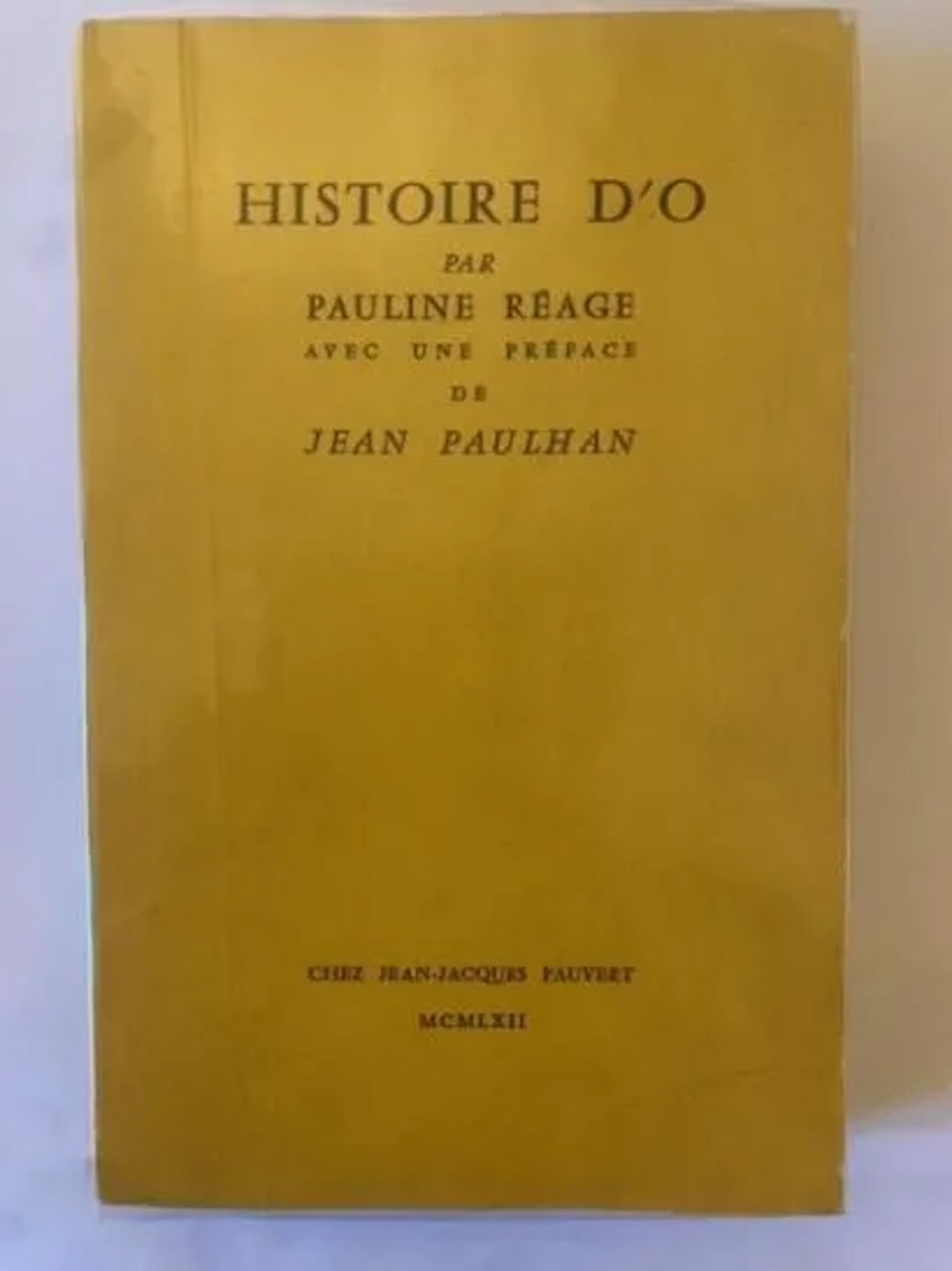 PAULINE REAGE HISTOIRE D'O. - Lot 66