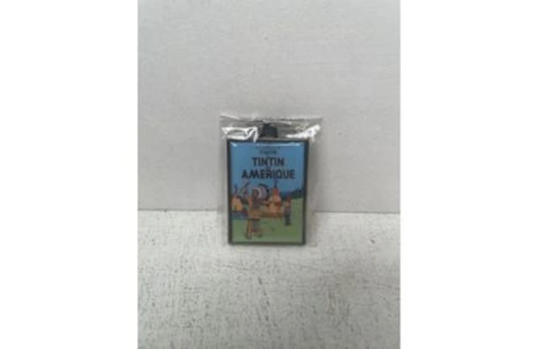 Porte-Clés Métal Collector - Tintin "Tintin en Amérique" (Gr - Lot 279
