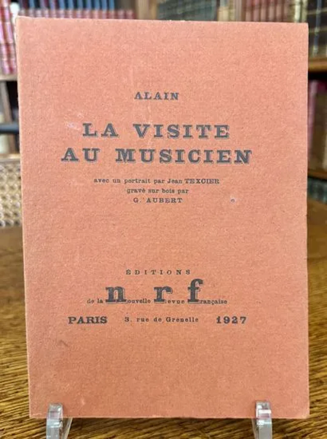 ALAIN — A Visit to the Musician, 1927 - Lot 10