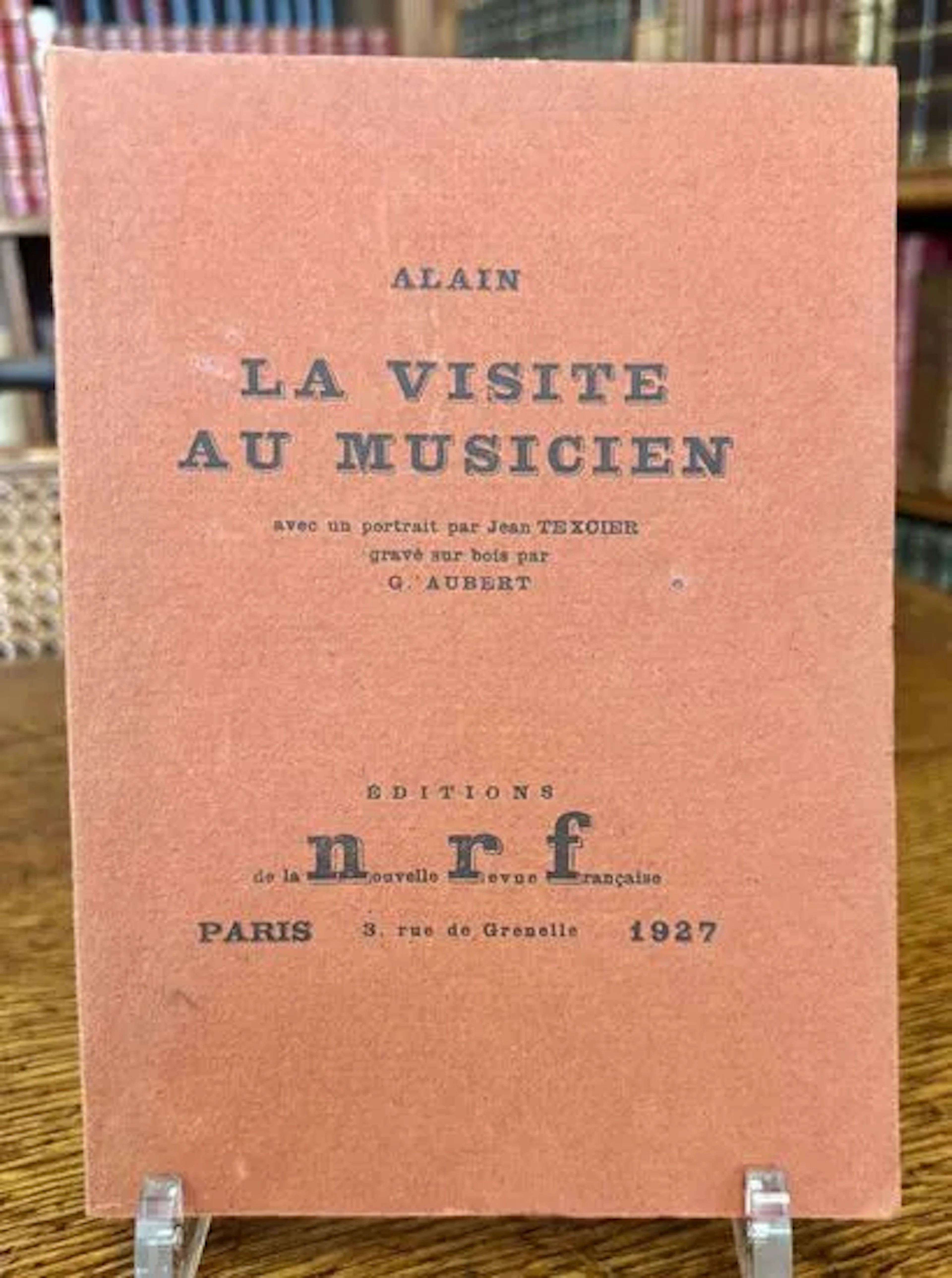 ALAIN — A Visit to the Musician, 1927 - Lot 10