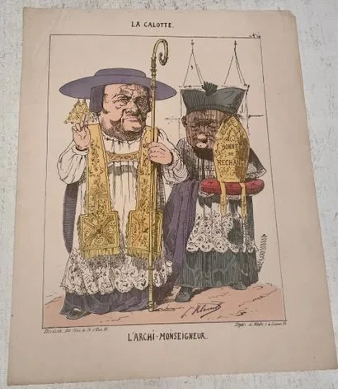 KLENCK — LA CALOTTE, “THE ARCHBISHOP” - Lot 145
