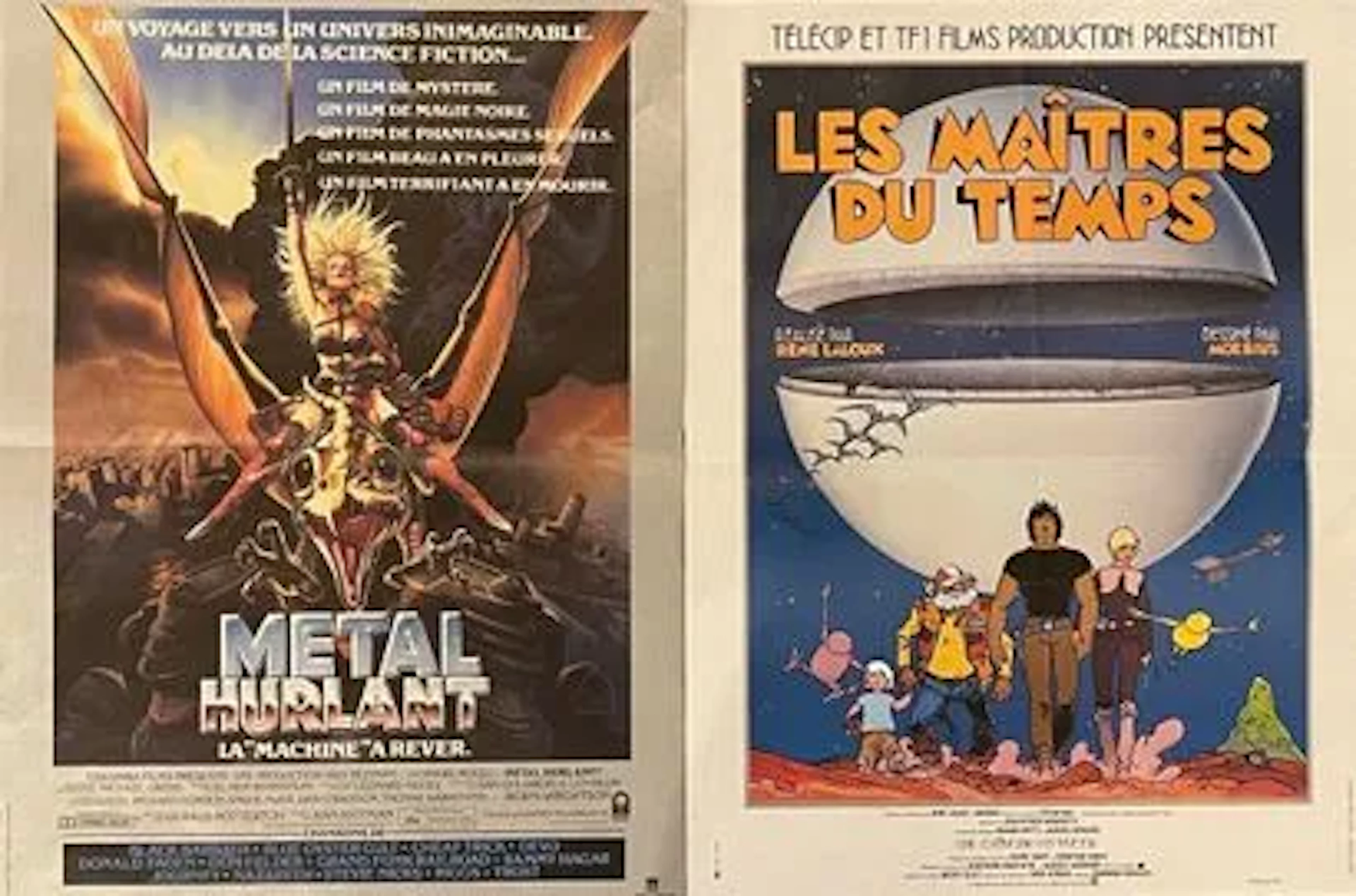 METAL HURLANT" AND THE MASTERS OF TIME" MOVIE POSTER - Lot 62
