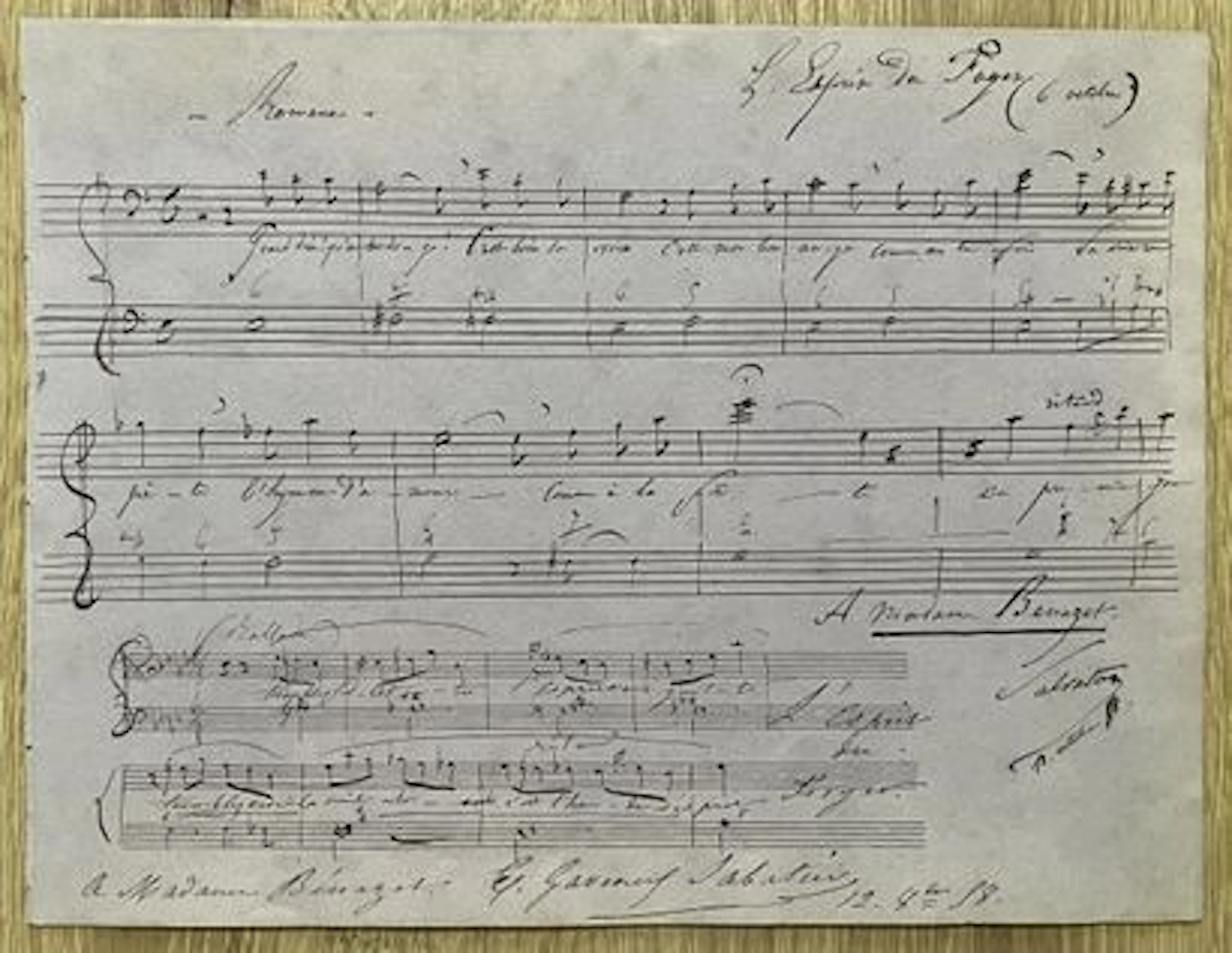 GAVEAUX-SABATIER (Émilie-Suzanne Bénazet, known as Émilie) ( - Lot 175