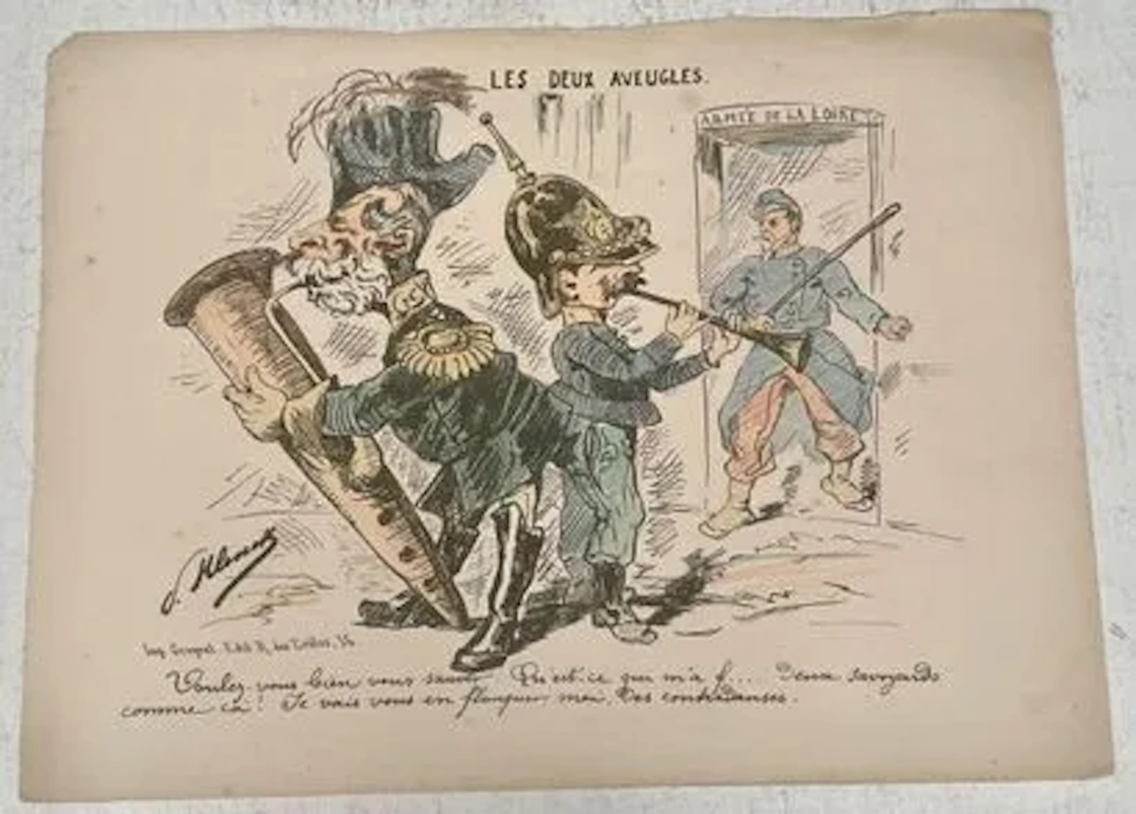 LES DEUX AVEUGLES - Lot 223