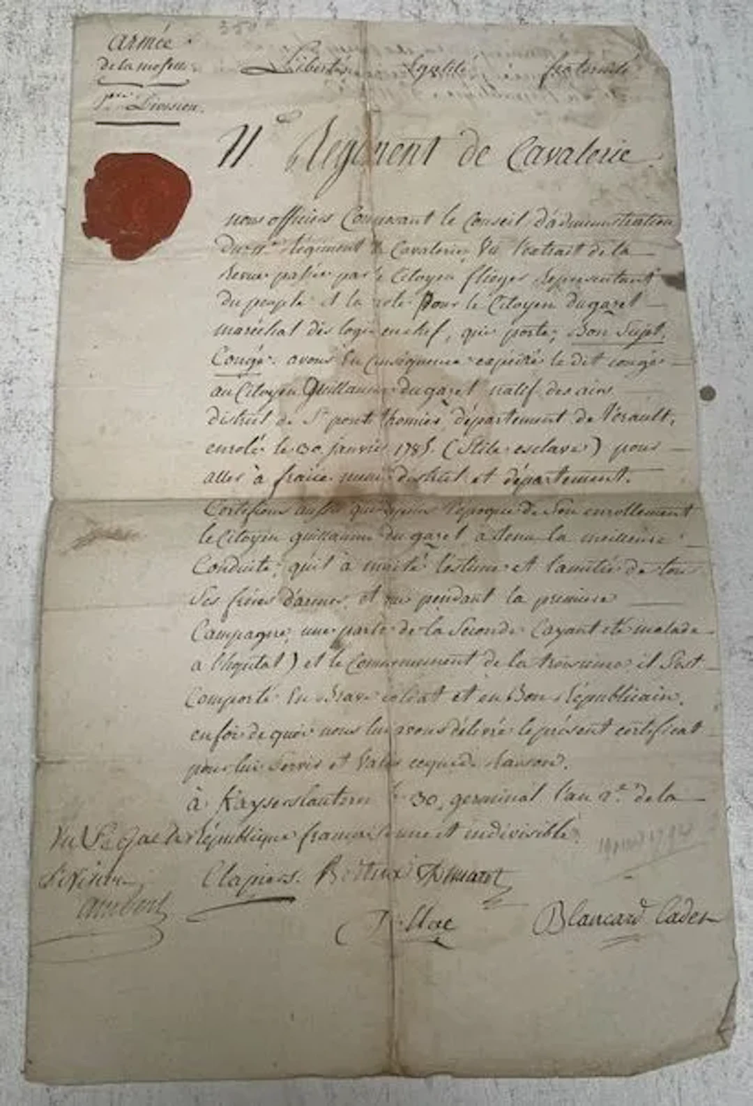 11th CAVALRY REGIMENT - Lot 26
