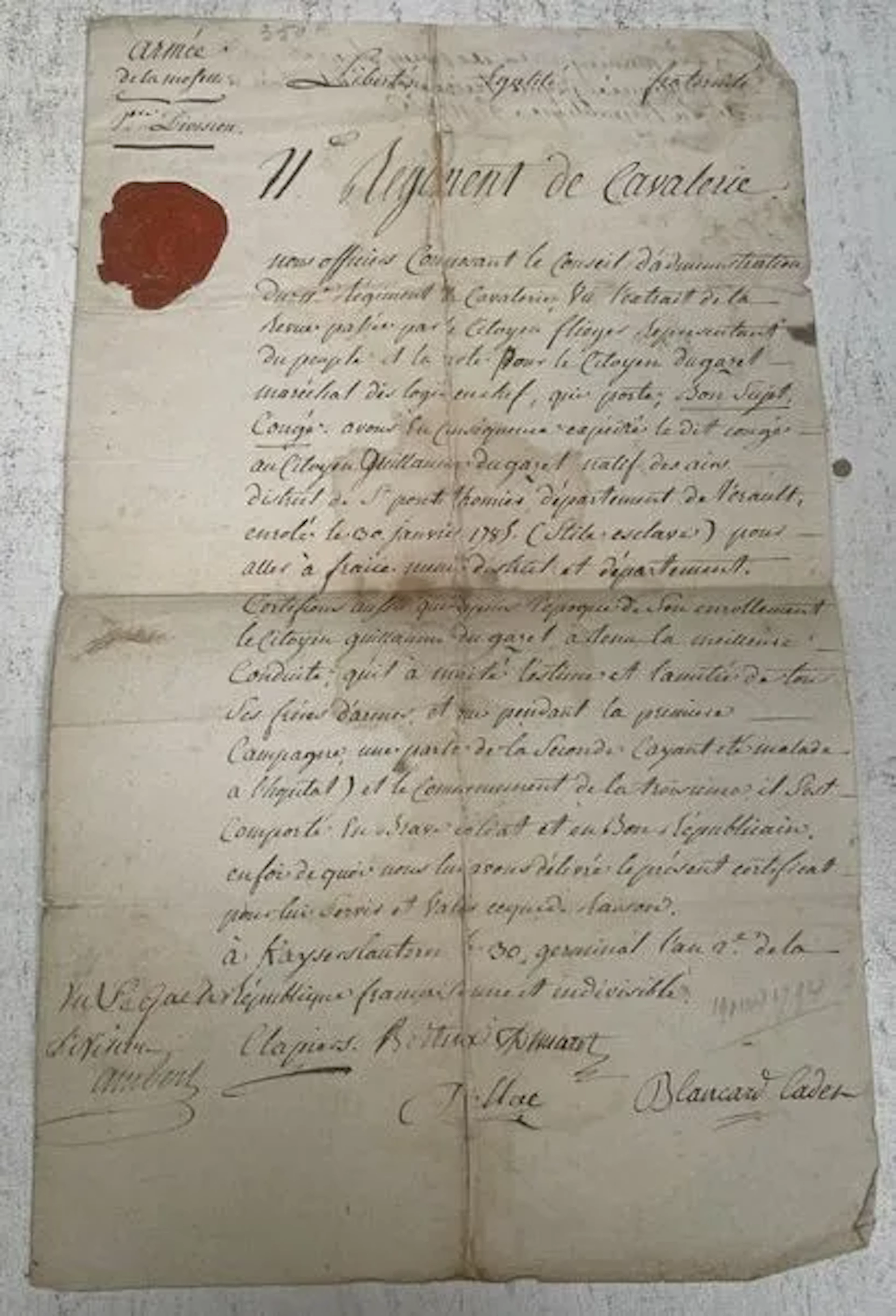 11th CAVALRY REGIMENT - Lot 26