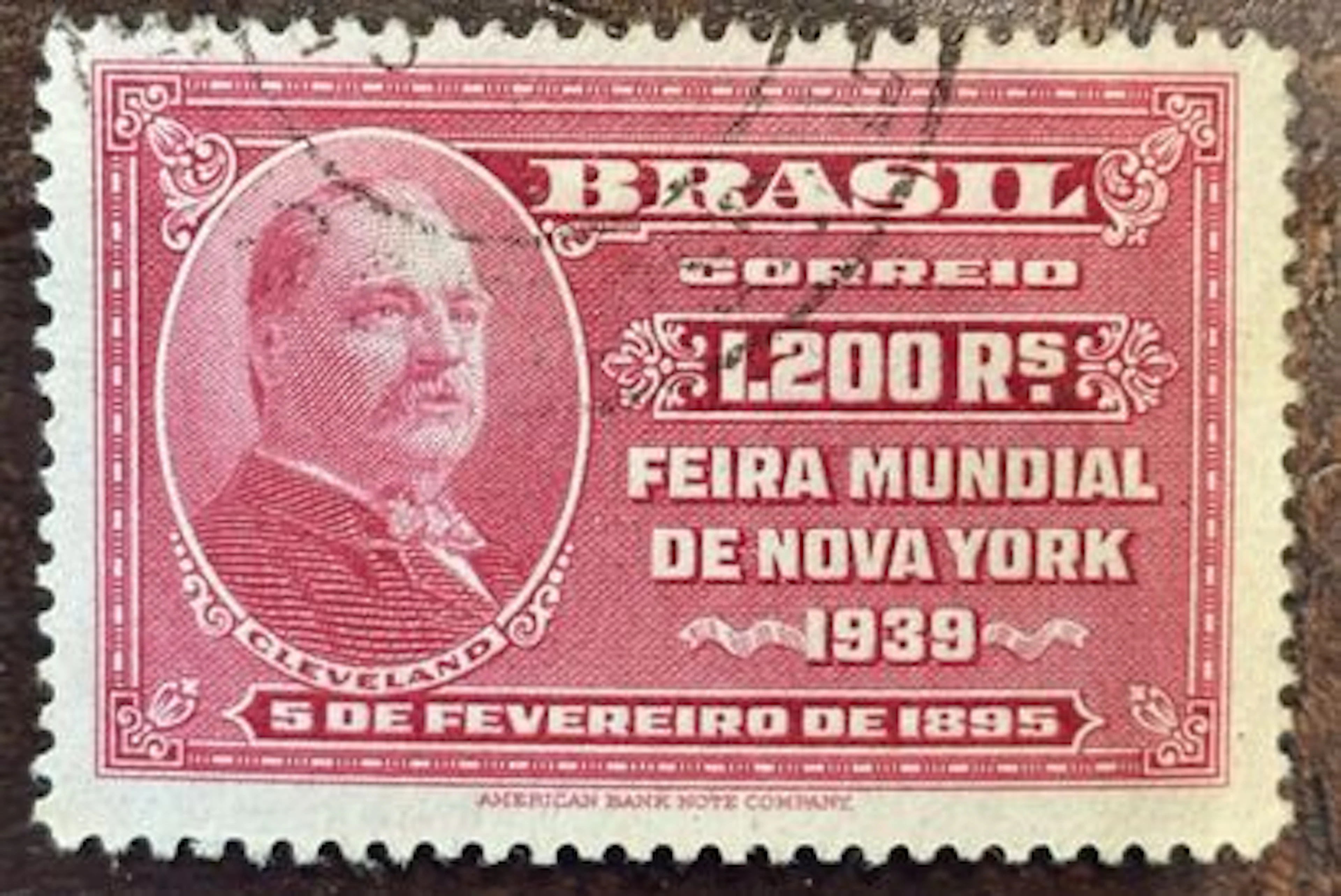 BRAZIL — 1939 New York World’s Fair — Getúlio Vargas — 1,200 - Lot 39