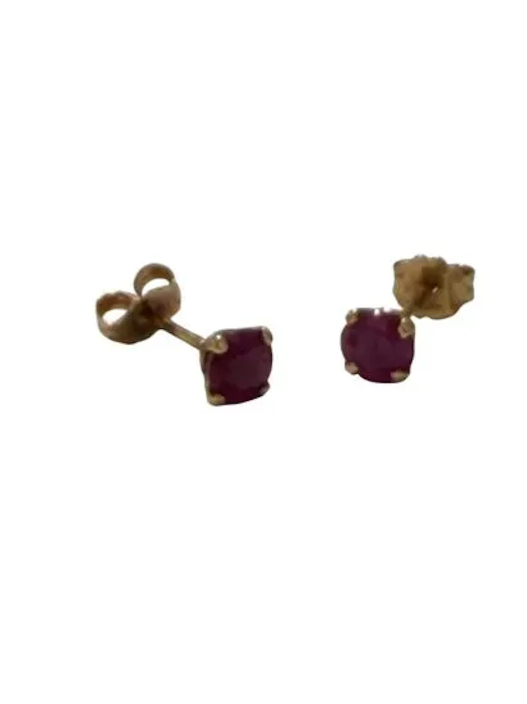 PUCES D'OREILLES RUBIS - Lot 48