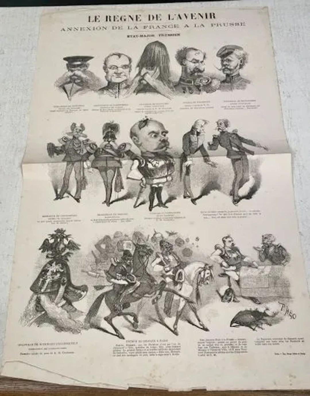 LE RÈGNE DE L'AVENIR. ANNEXION DE LA FRANCE À LA PRUSSE - Lot 211