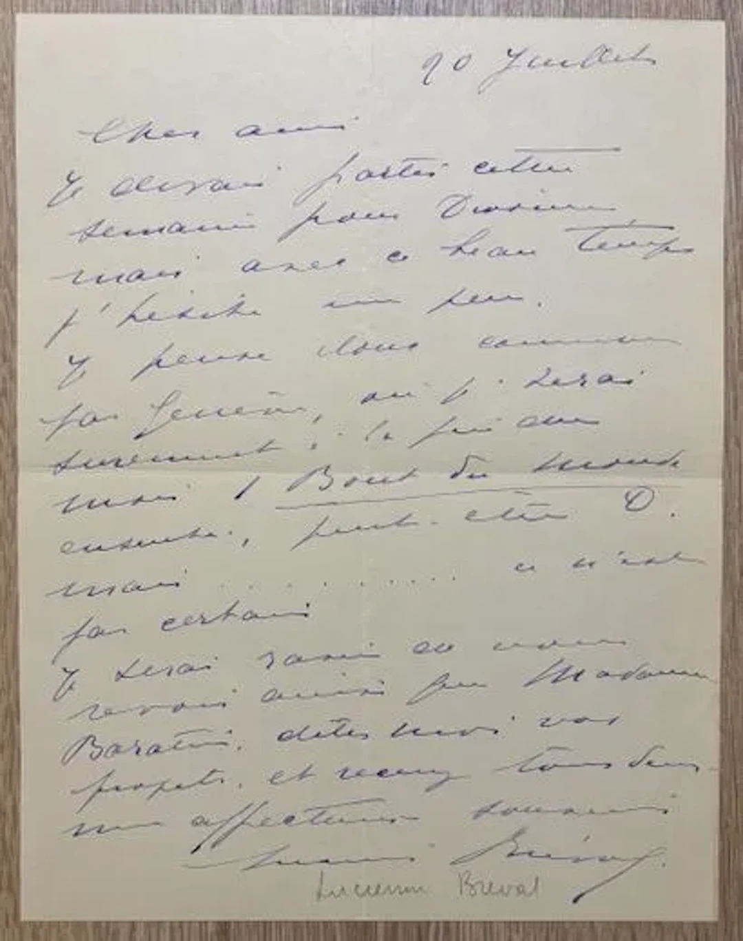 BRÉVAL (Lucienne) (1869-1935). Célèbre cantatrice française - Lot 18
