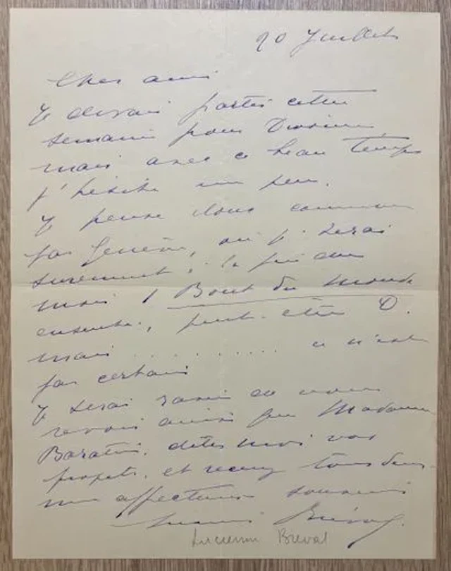 BRÉVAL (Lucienne) (1869-1935). Célèbre cantatrice française - Lot 18