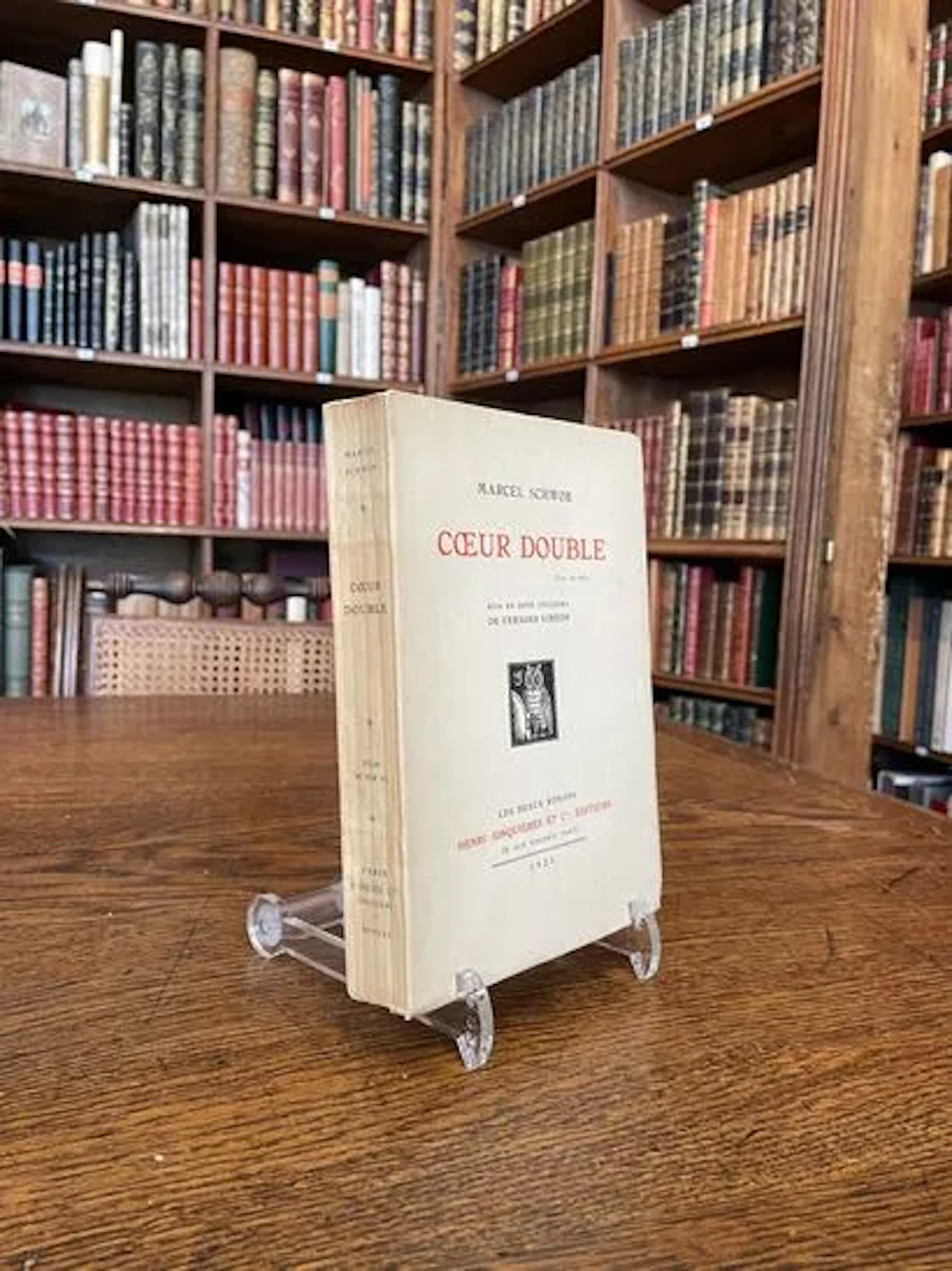 SCHWOB (Marcel). *Cœur double*. Two-color woodcuts by Fernan - Lot 262