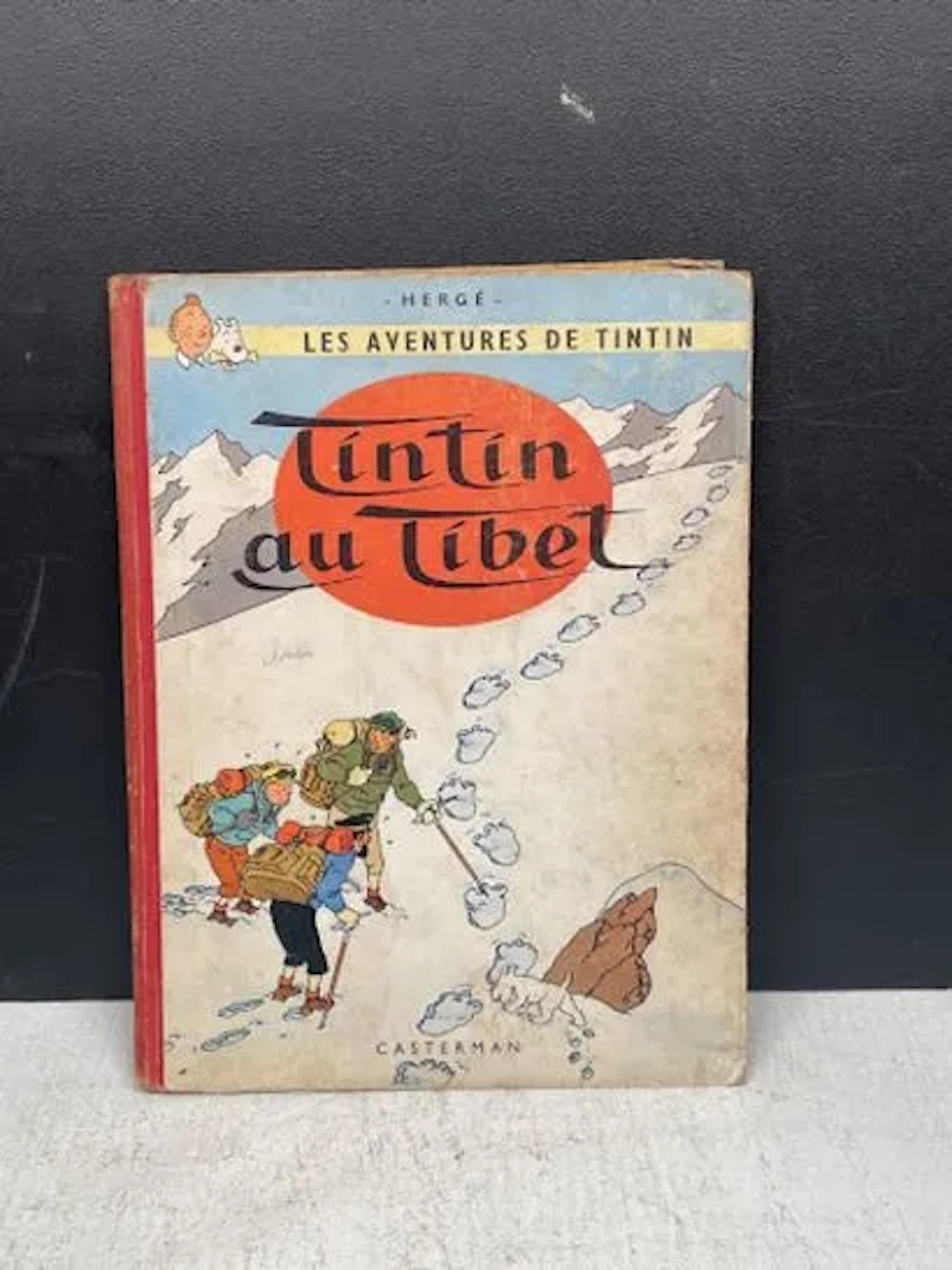 HERGÉ - Tintin in Tibet (Casterman, B29 edition - 1960) - Lot 219