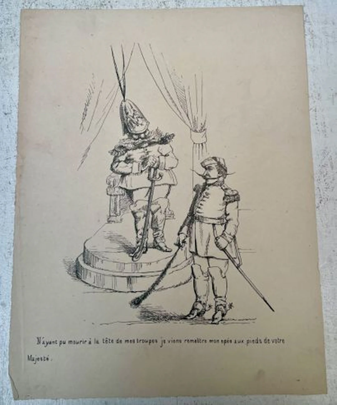 « N'AYANT PU MOURIR À LA TÊTE DE MES TROUPES… » - Lot 14