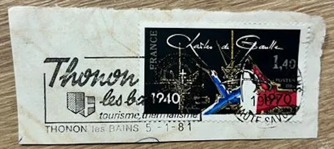 FRANCE - Charles de Gaulle, 1,40 F, oblitération Thonon-les- - Lot 9