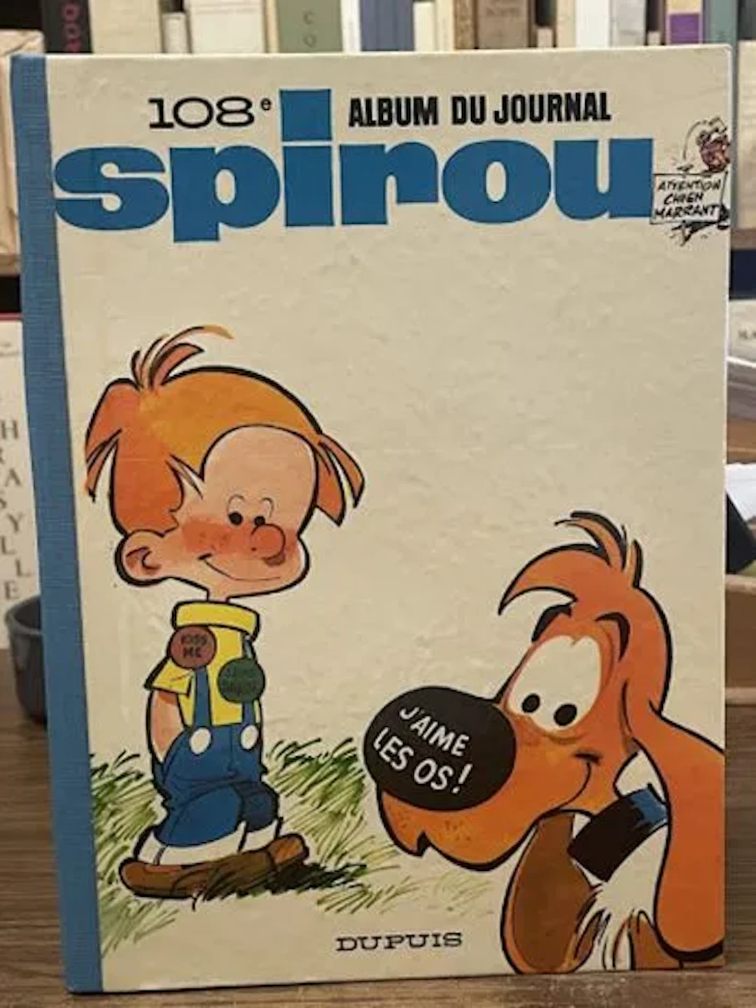 Spirou Album No. 108 - Dupuis Publisher's Binding - 1968 (Bl - Lot 265