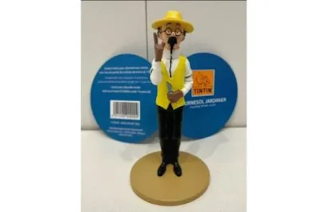 Figurine Professeur Tournesol Jardinier 14,5 cm - Lot 297