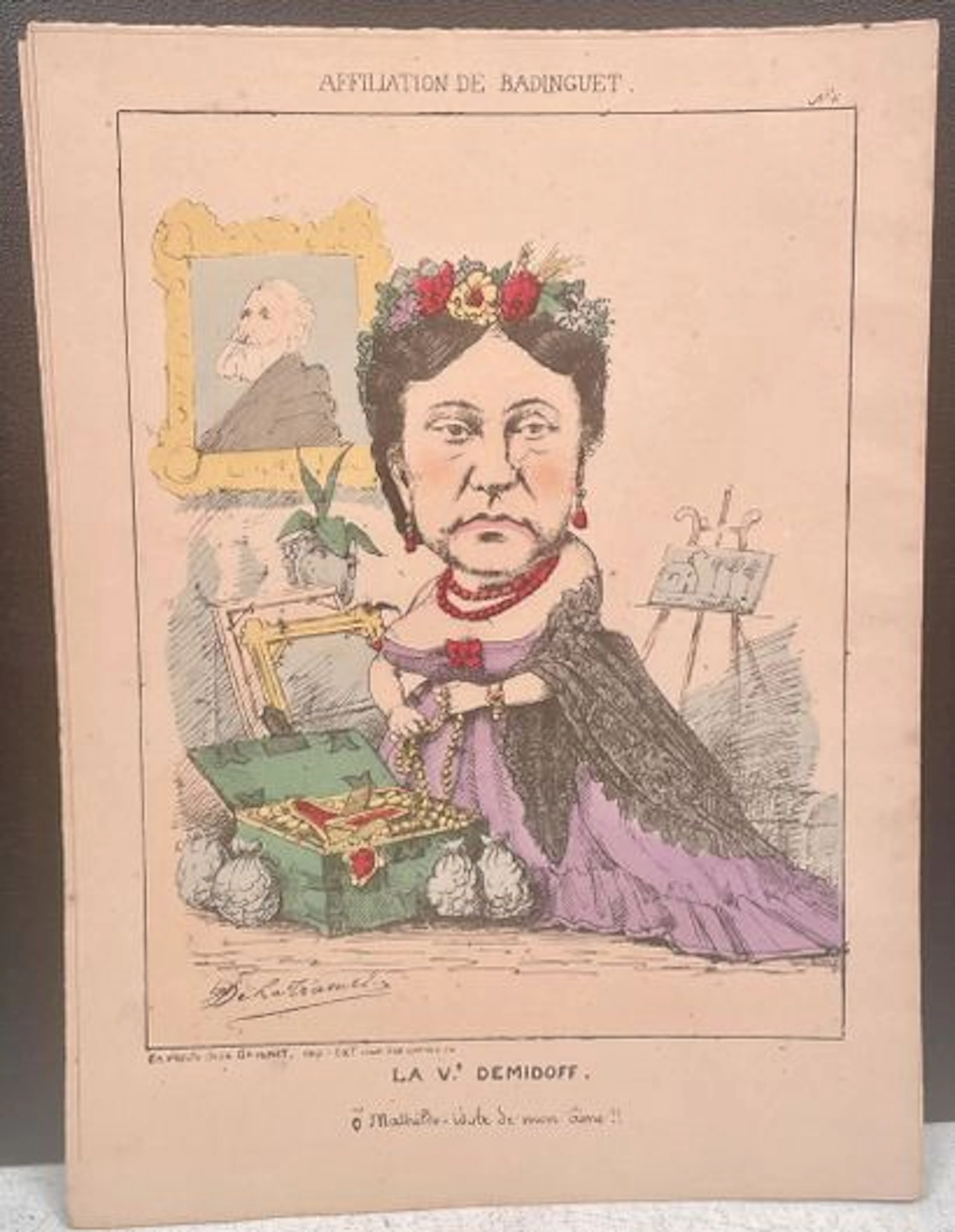 BADINGUET'S AFFILIATION, No. 6 — THE WIDOW DEMIDOFF - Lot 52