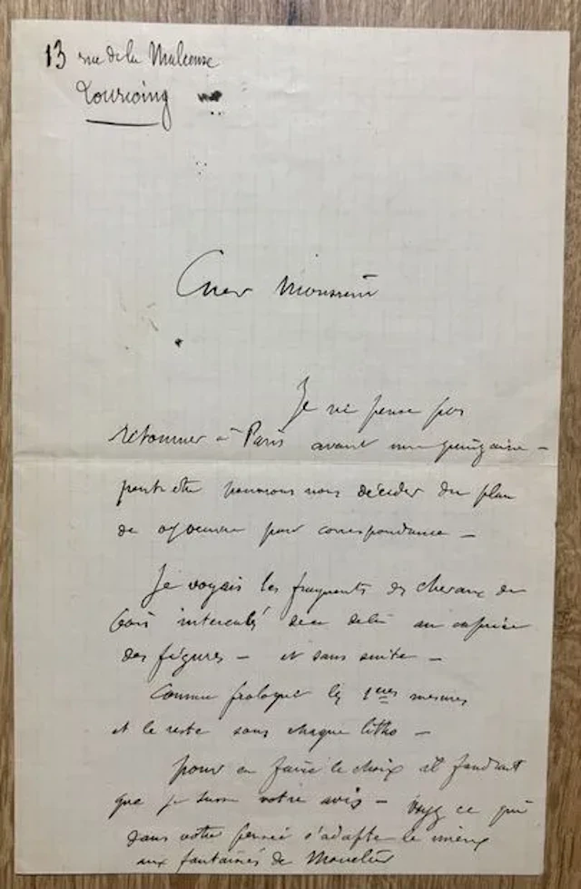 CHARPENTIER (Gustave) (1860-1956). Compositeur français, élè - Lot 49