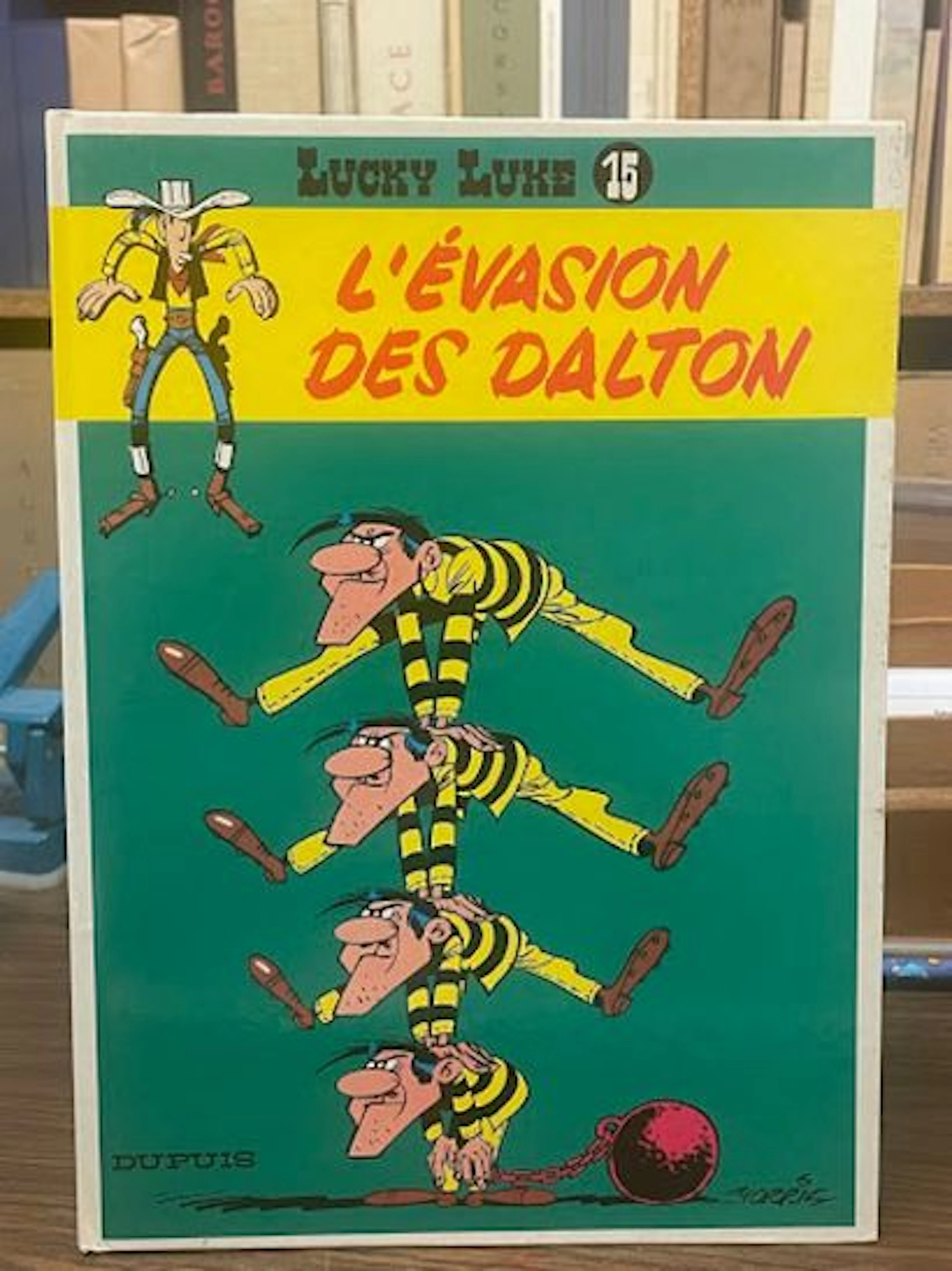 BD Lucky Luke - L'Évasion des Dalton - Réédition Dupuis 1990 - Lot 271