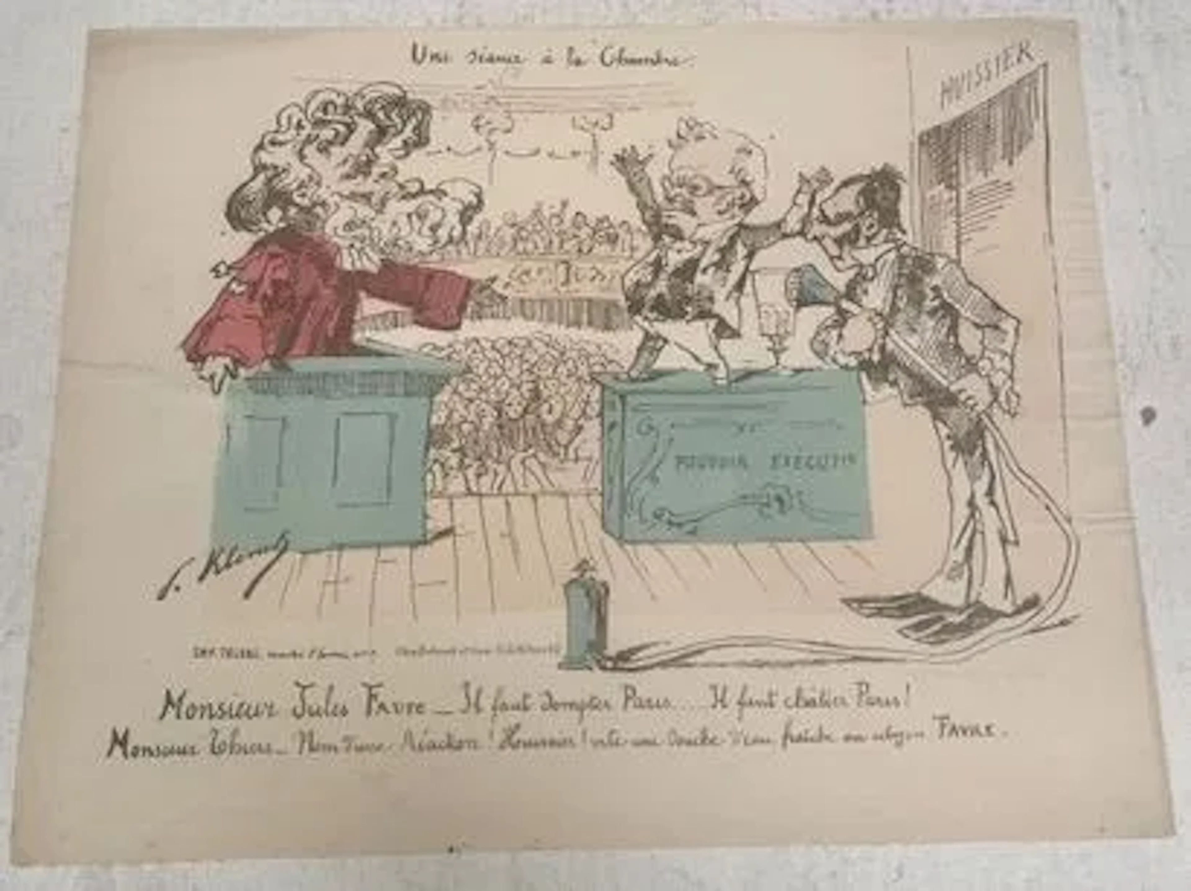 A SESSION IN THE CHAMBER — VARIANT - Lot 290