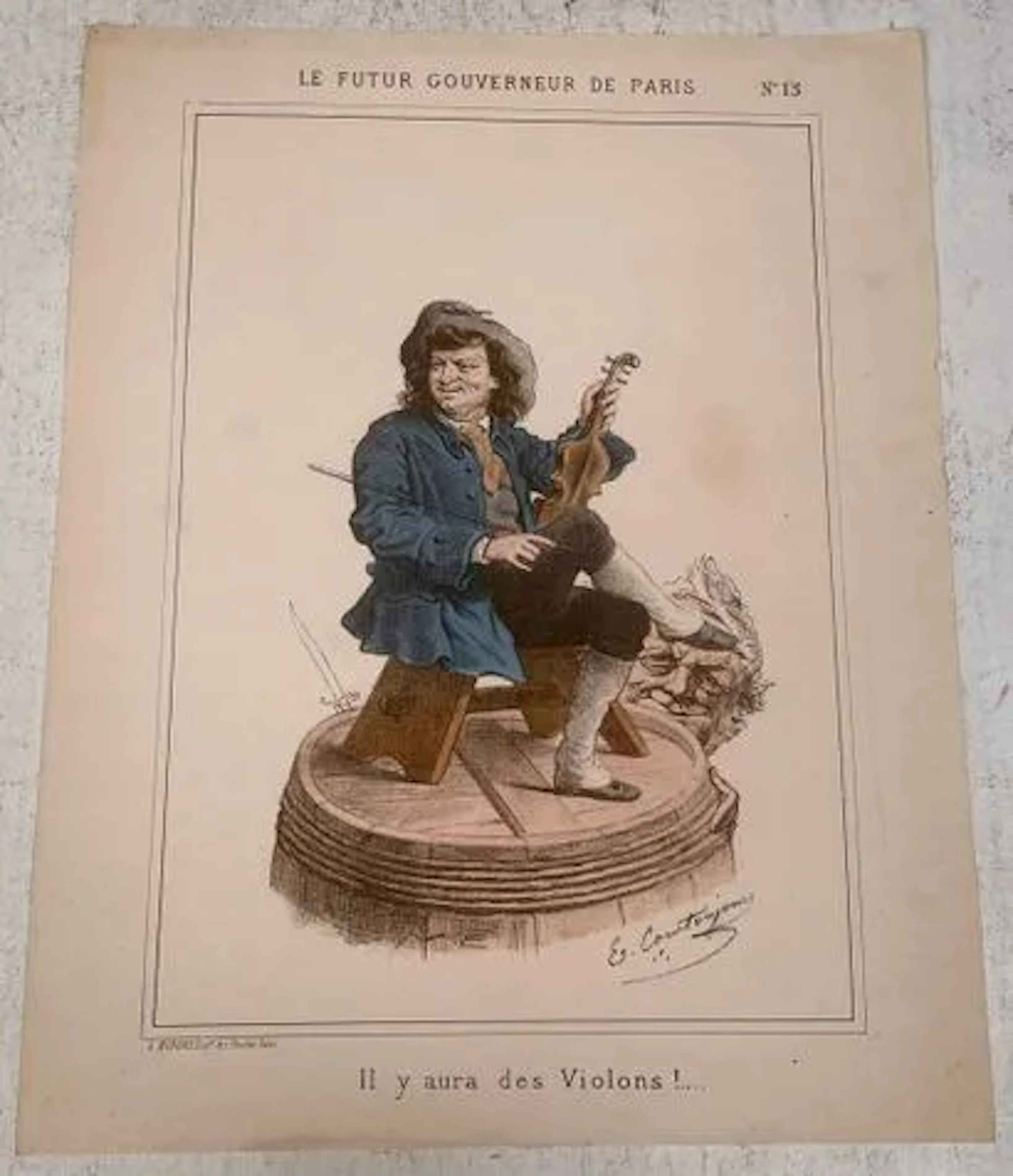 LE FUTUR GOUVERNEUR DE PARIS - Lot 205