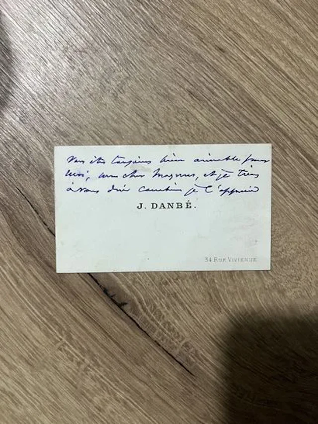 DANBÉ (Jules) (1840–1905) - Lot 89