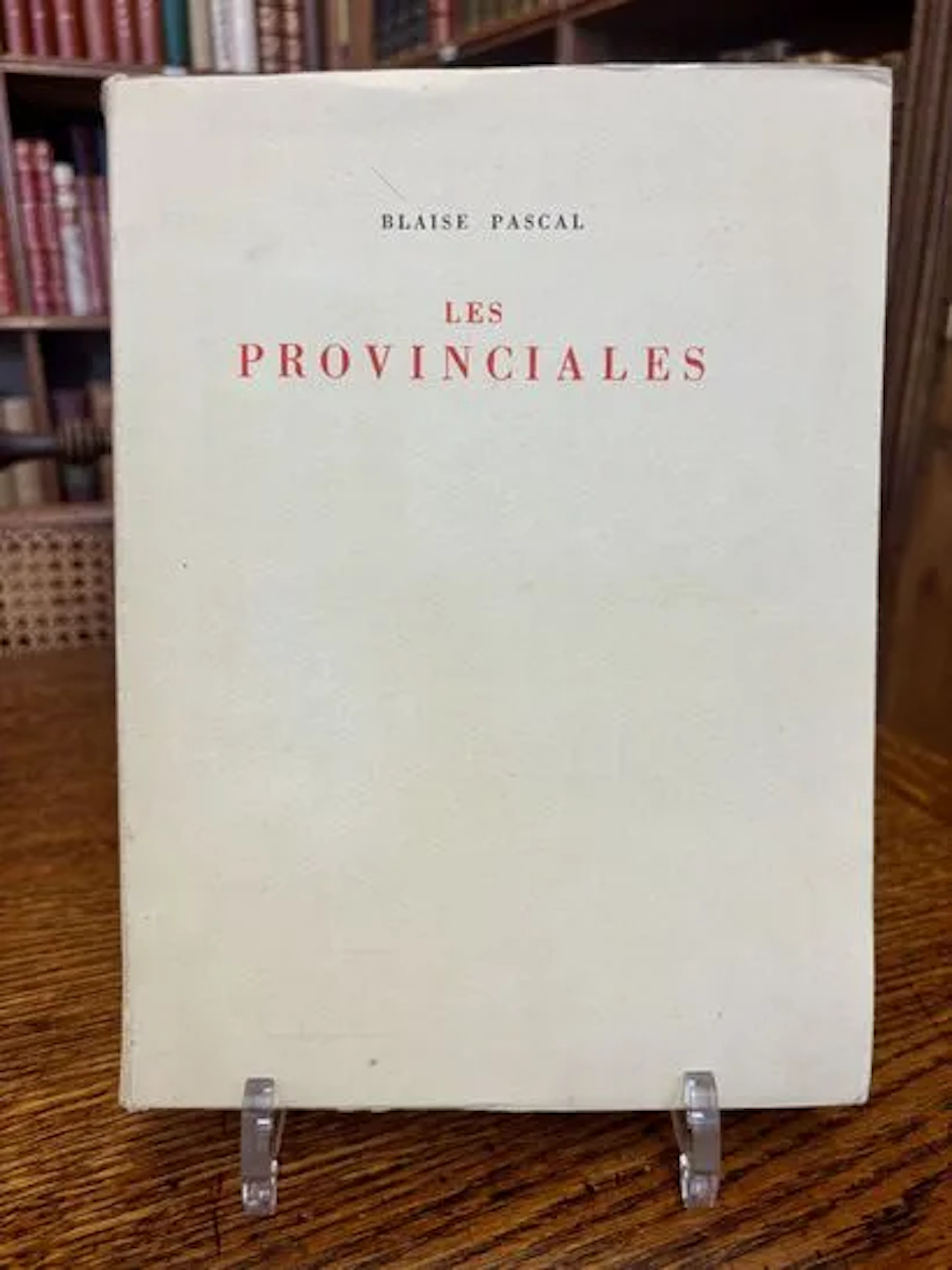 PASCAL (Blaise) — Les Provinciales. Venise, Mario Fantoni, [ - Lot 221