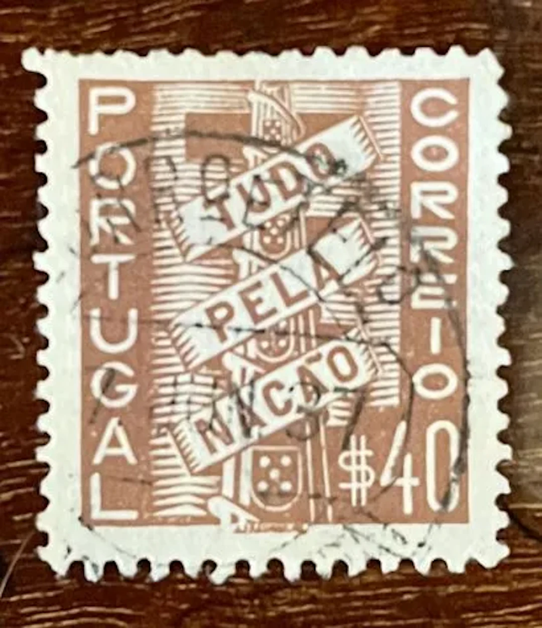 PORTUGAL — 1$40 — « PORTUGAL CORREIO » — TYPE COMMUNICATIONS - Lot 297
