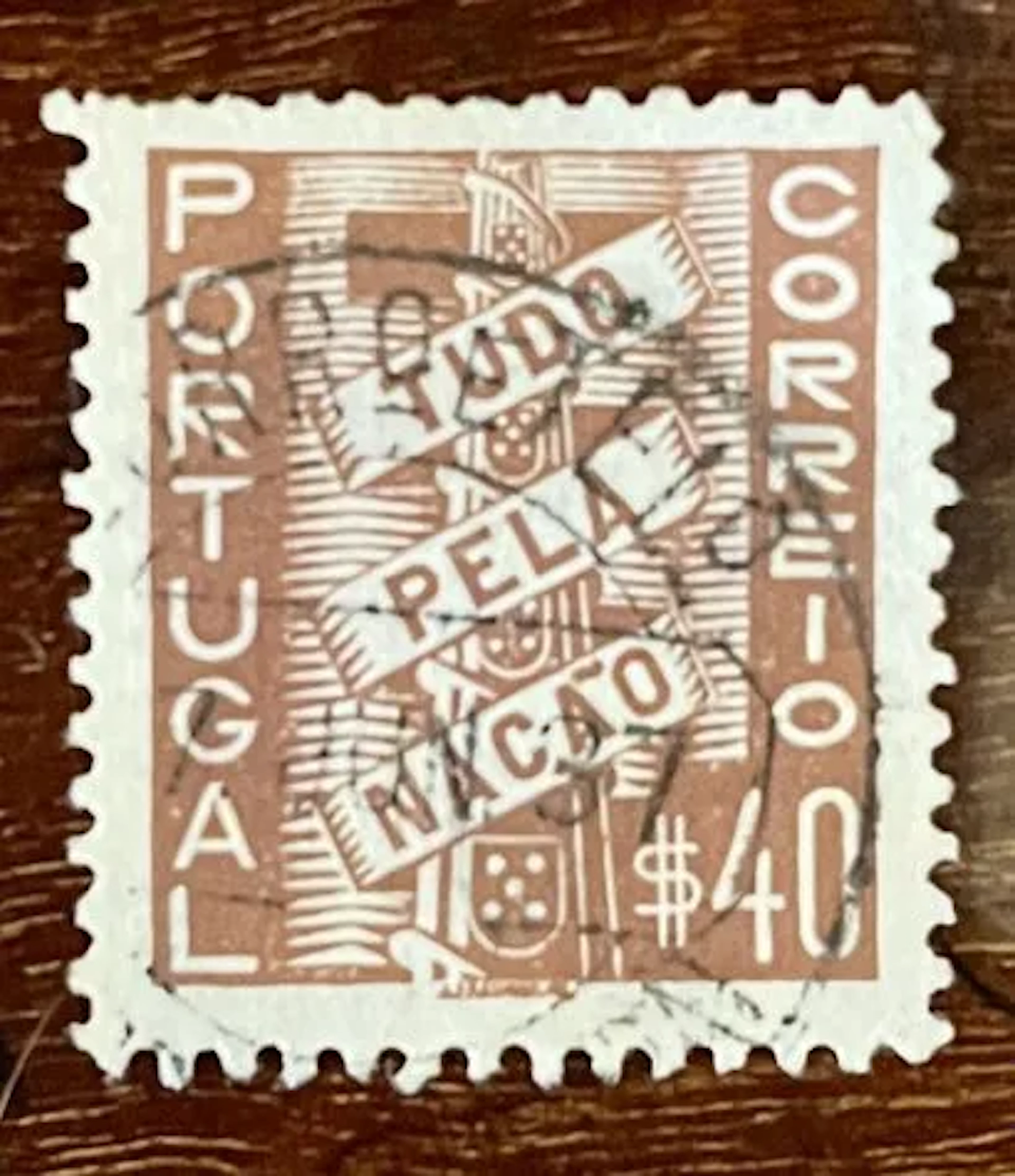PORTUGAL — 1$40 — « PORTUGAL CORREIO » — TYPE COMMUNICATIONS - Lot 297