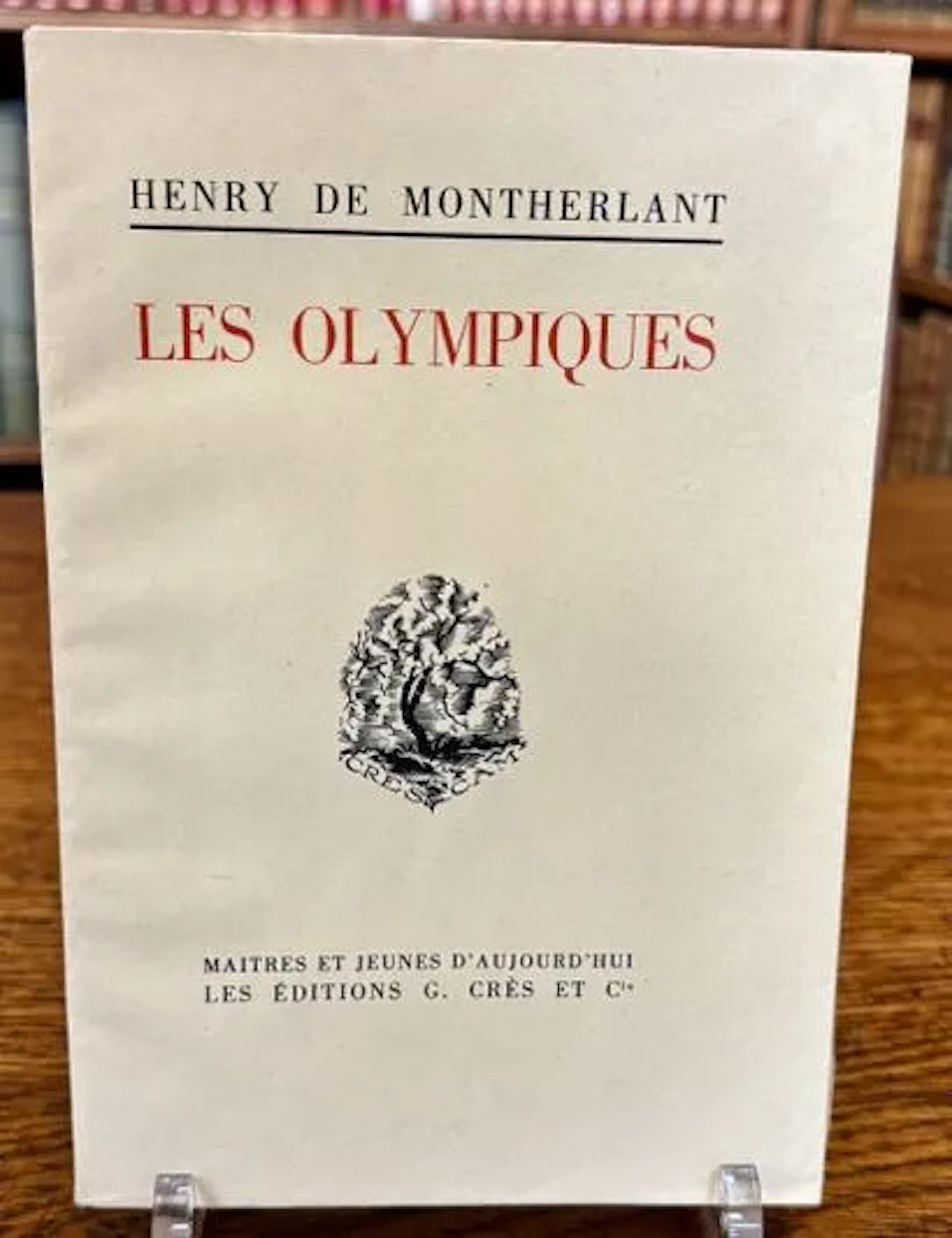 MONTHERLANT (Henry de) — ALIX (Yves). Les Olympiques. Lithog - Lot 210