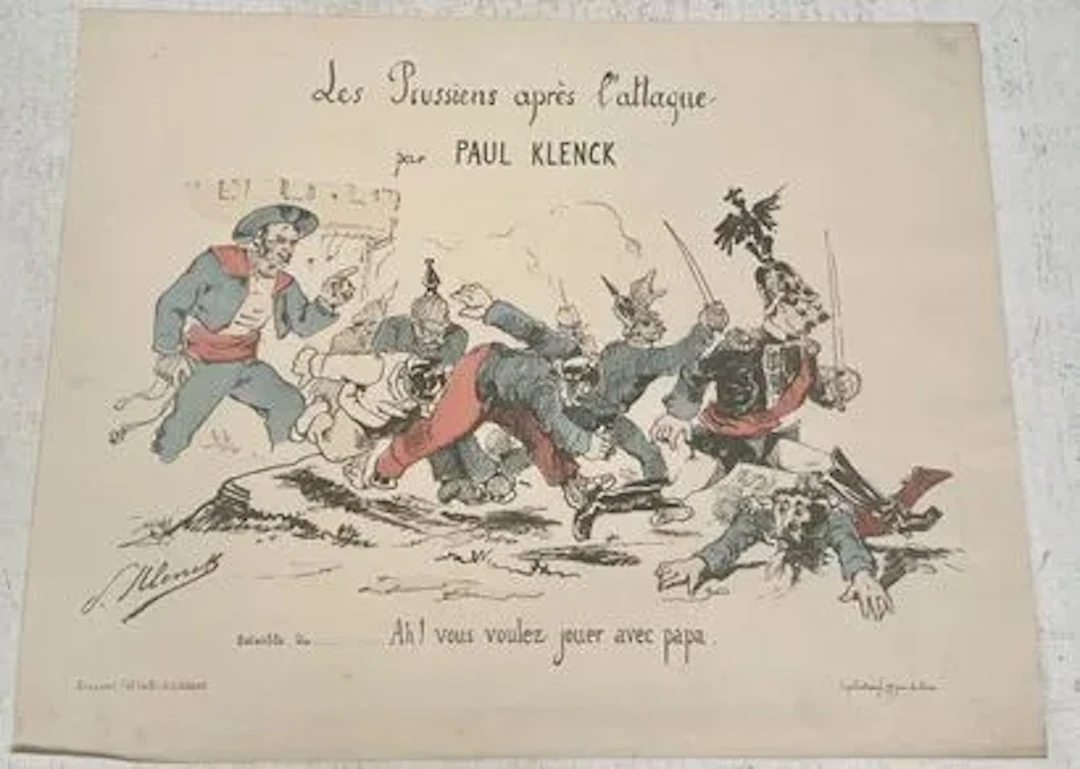 LES PRUSSIENS APRÈS L'ATTAQUE - Lot 232