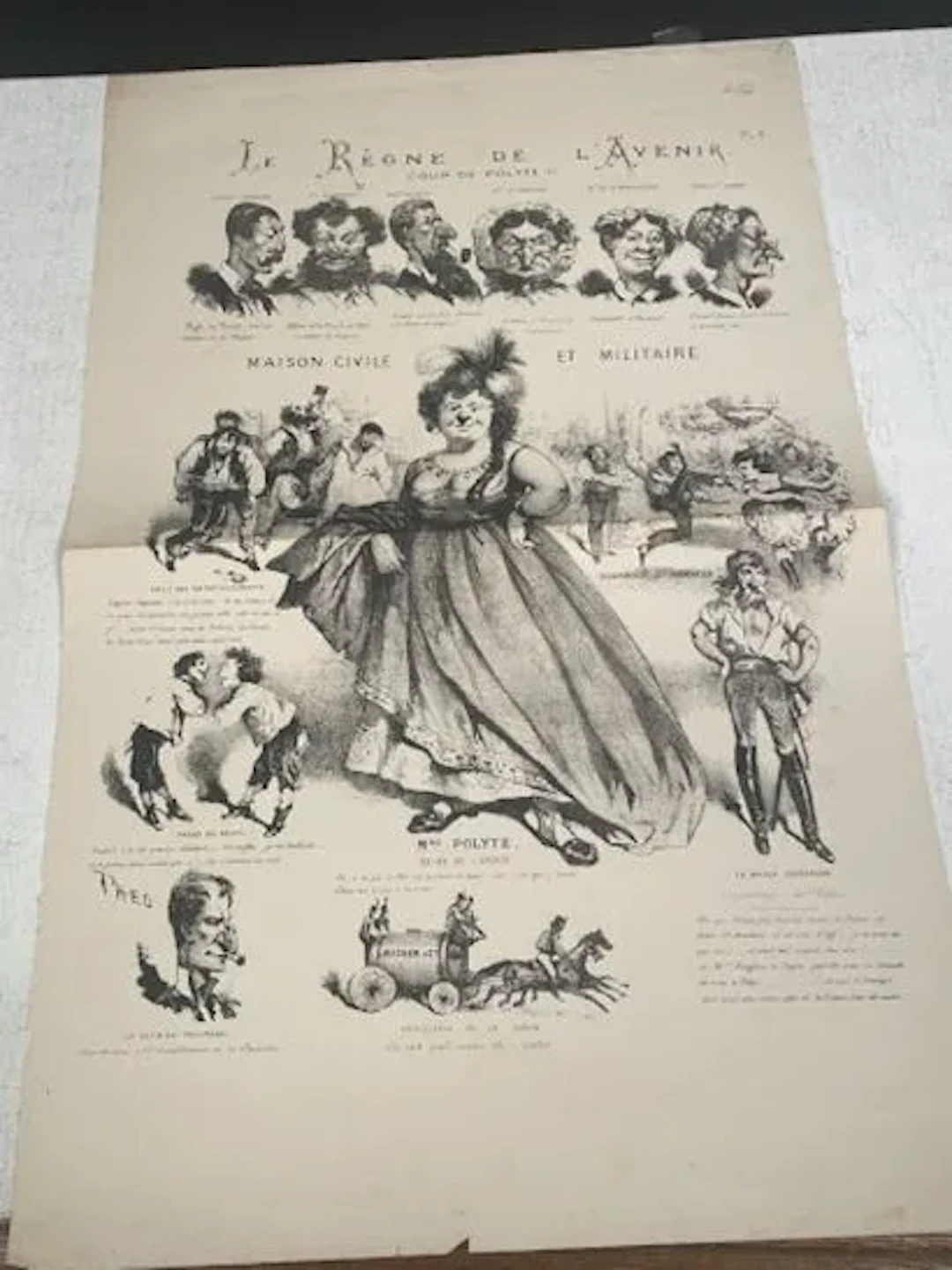 LE RÈGNE DE L'AVENIR. COUR DE POLYTE Ier - Lot 212