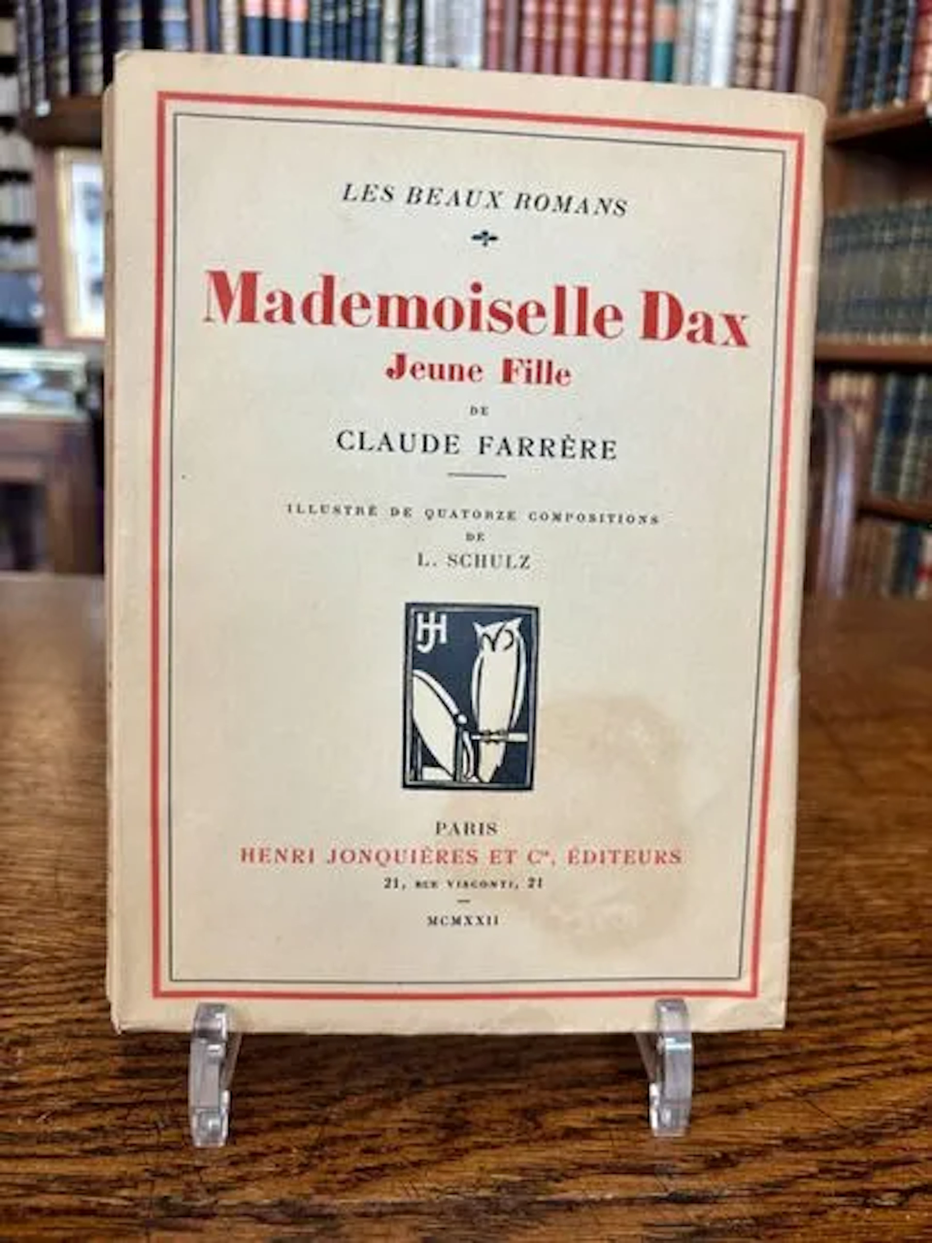 FARRÈRE (Claude). MADEMOISELLE DAX. JEUNE FILLE. - Lot 92