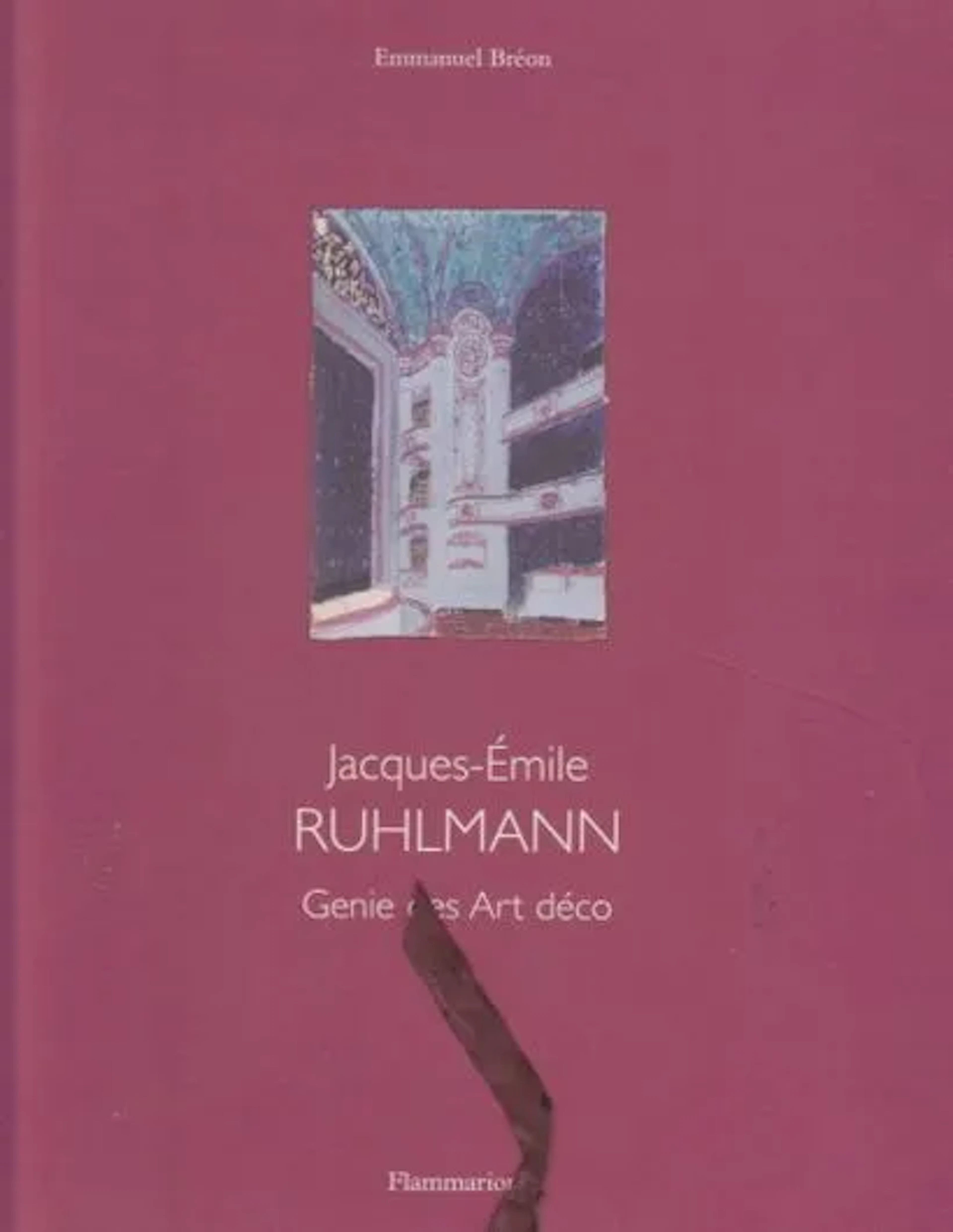 [Ruhlmann]. Emmanuel Bréon. Jacques-Émile Ruhlmann, Genie de - Lot 103