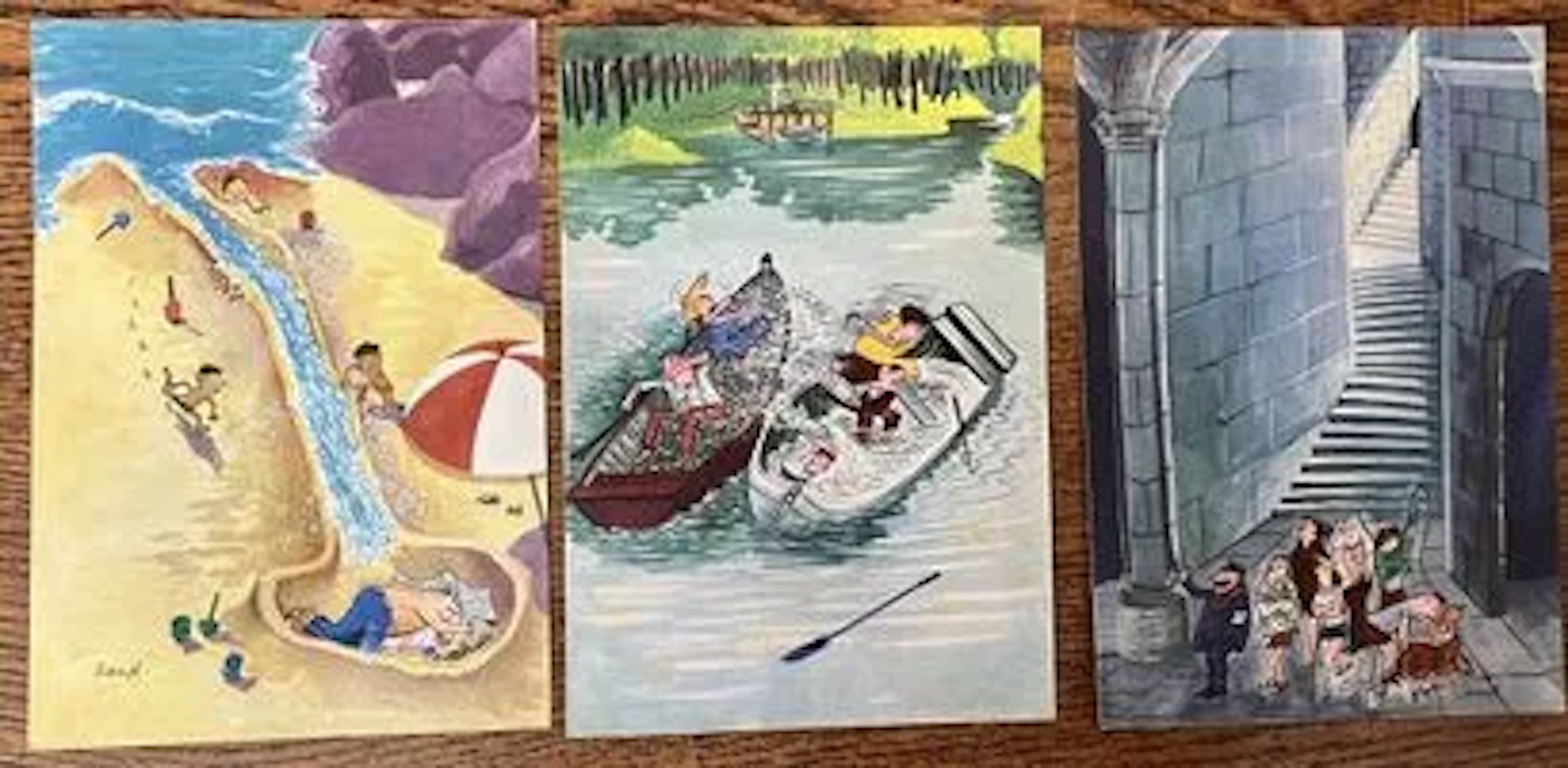 SEMPÉ — TROIS ILLUSTRATIONS HUMORISTIQUES - Lot 276
