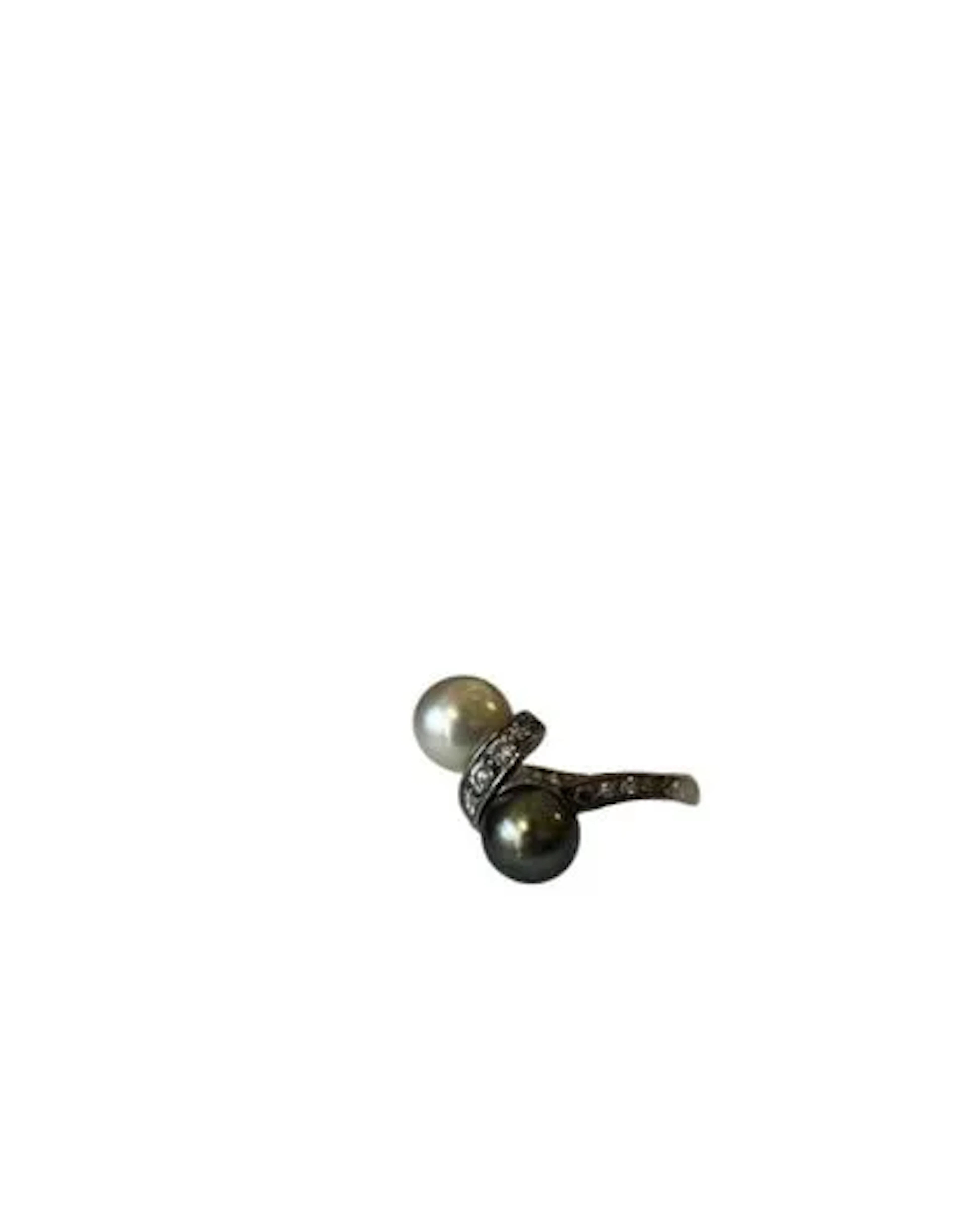 BAGUE OR BRILLANTS ET PERLES DE CULTURE - Lot 172