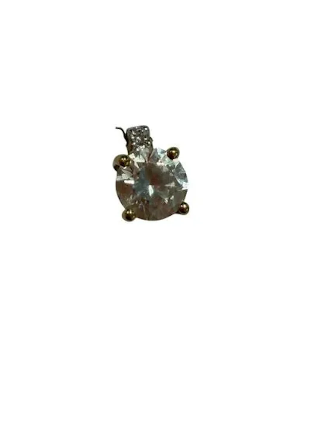 GOLD AND Rhinestone PENDANT - Lot 199