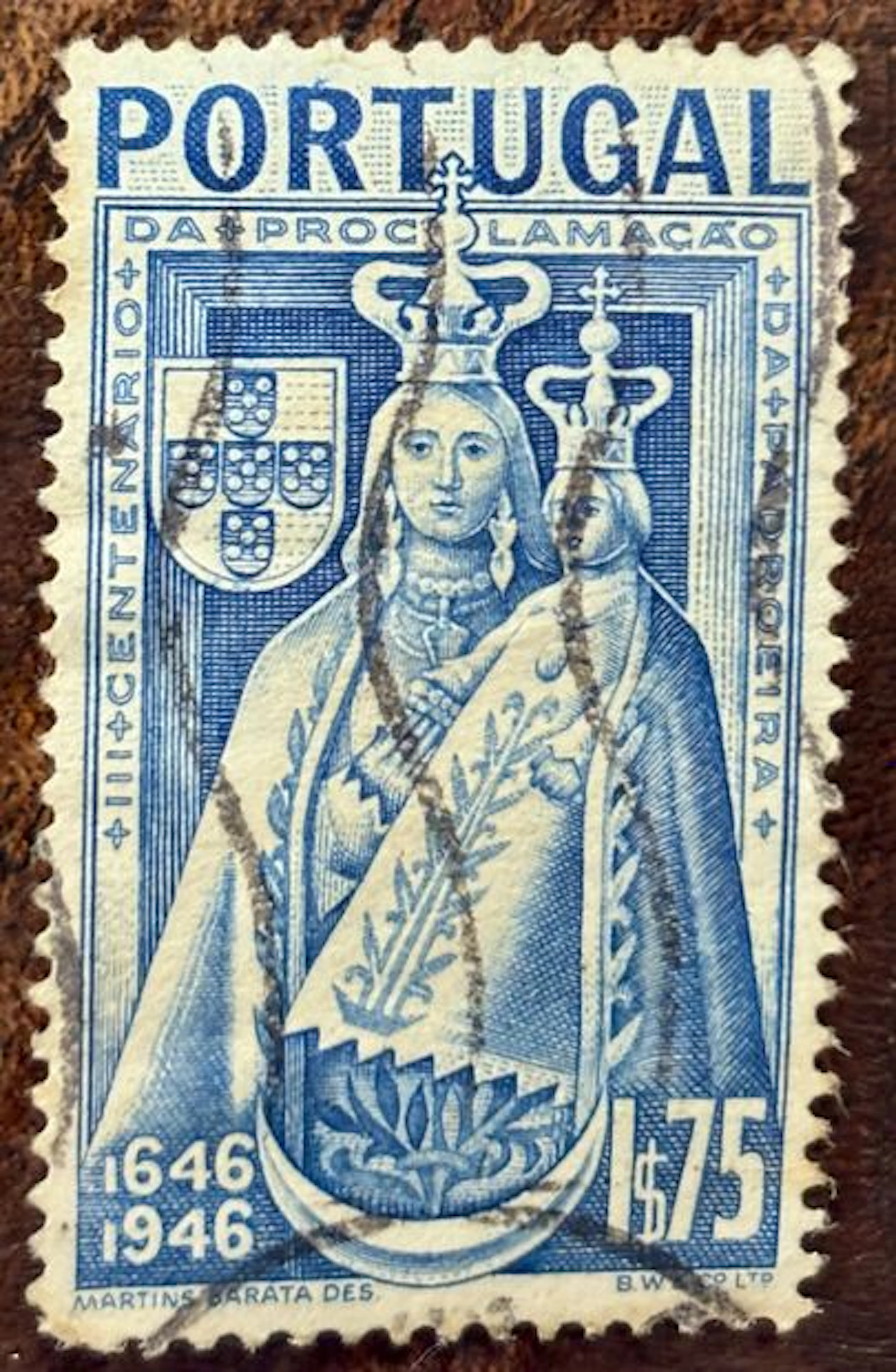 PORTUGAL — Notre-Dame de la Conception — Tricentenaire, 1946 - Lot 253