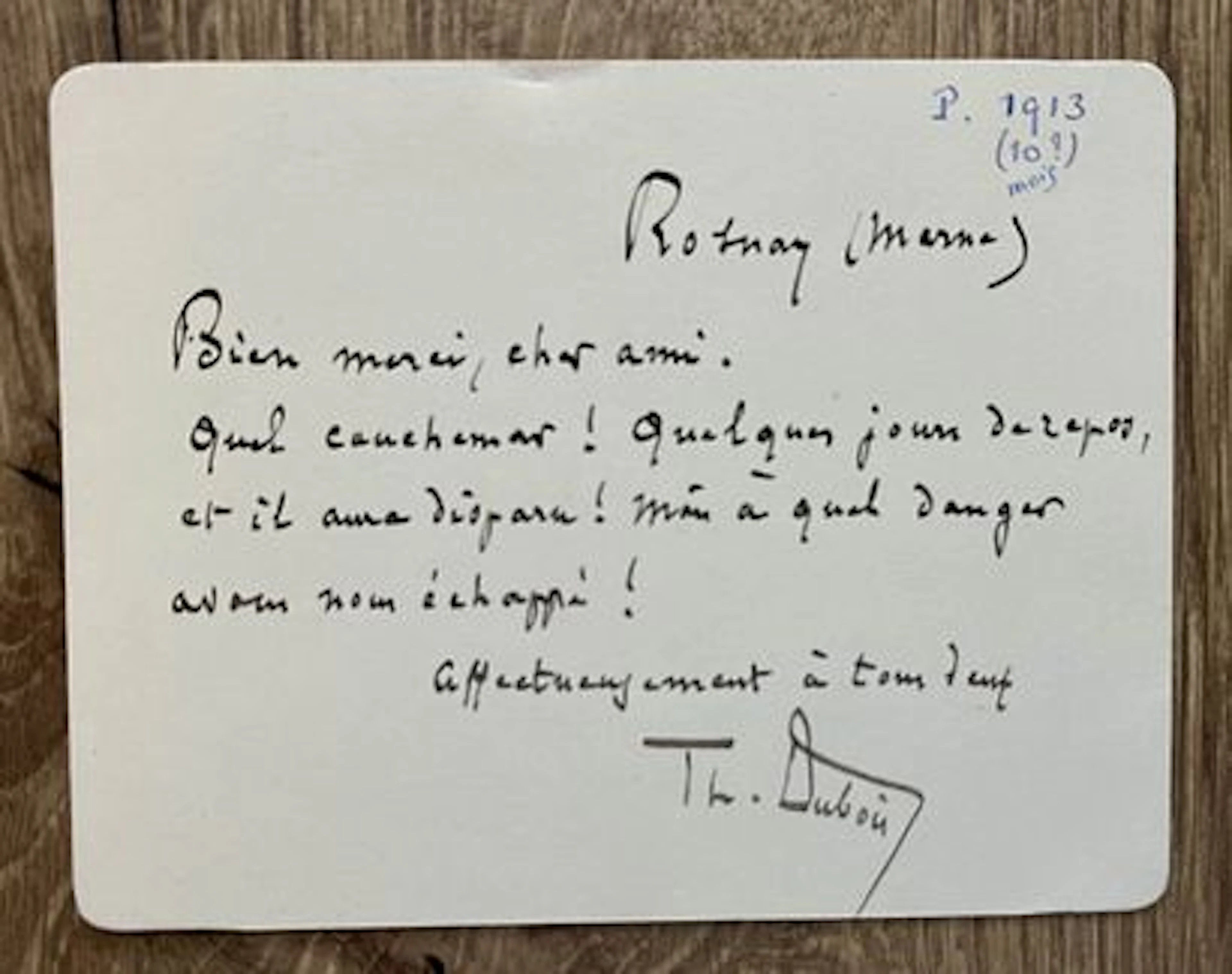 DUBOIS (Théodore) (1837-1924), compositeur, organiste et péd - Lot 122