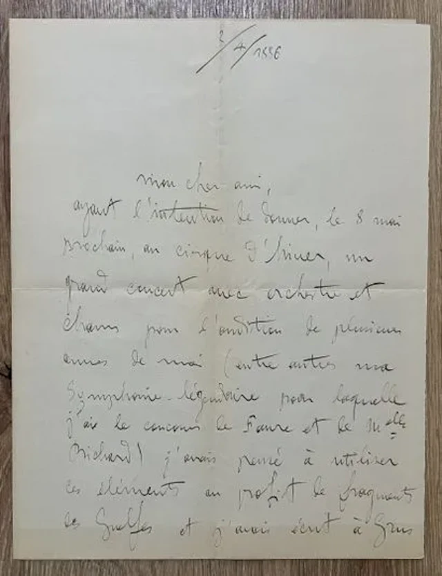 GODARD (Benjamin) (1849–1895). French composer, violinist, a - Lot 186