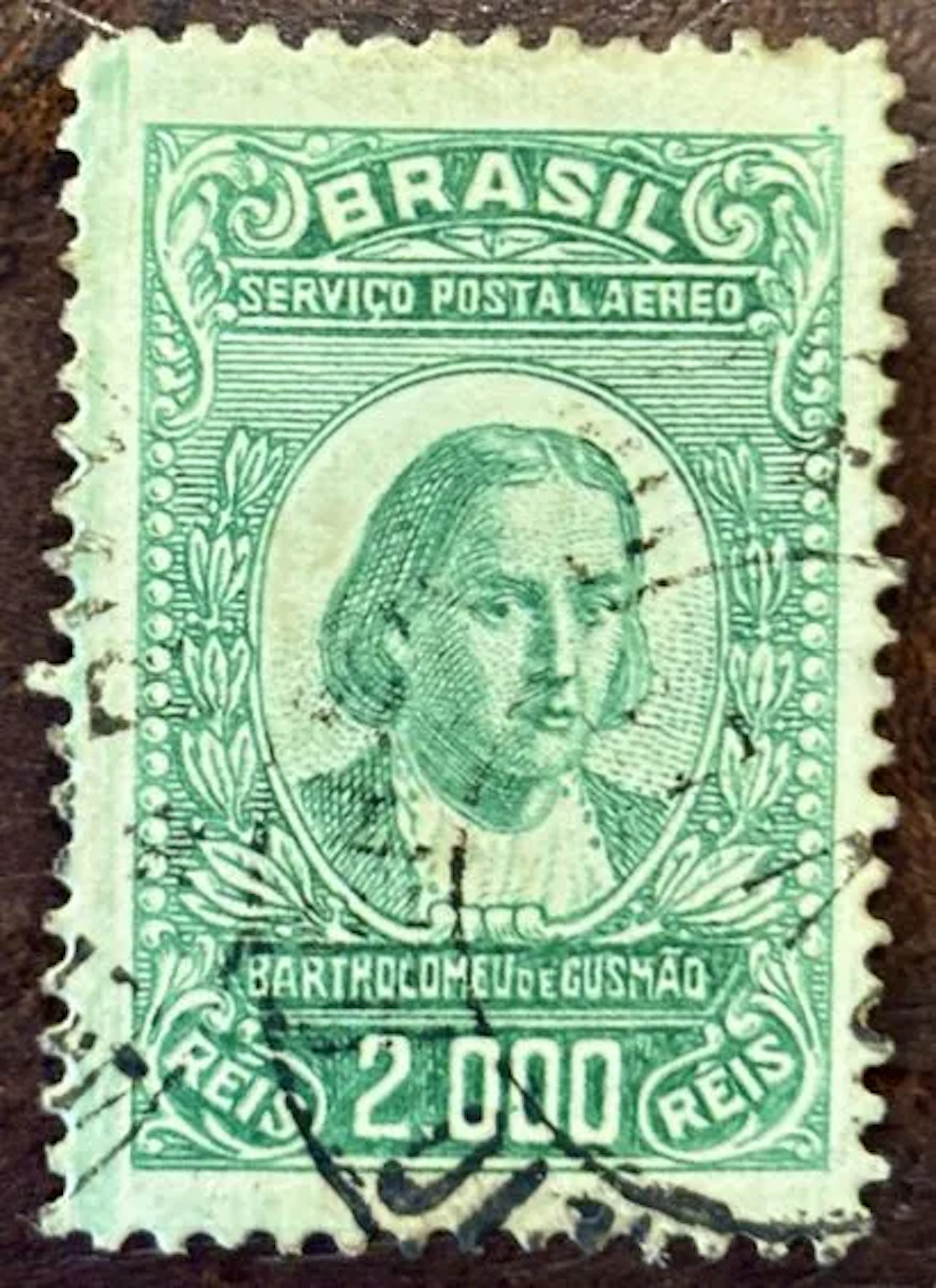 BRAZIL — Airmail Service — Bartholomeu de Gusmão — 2,000 réi - Lot 40