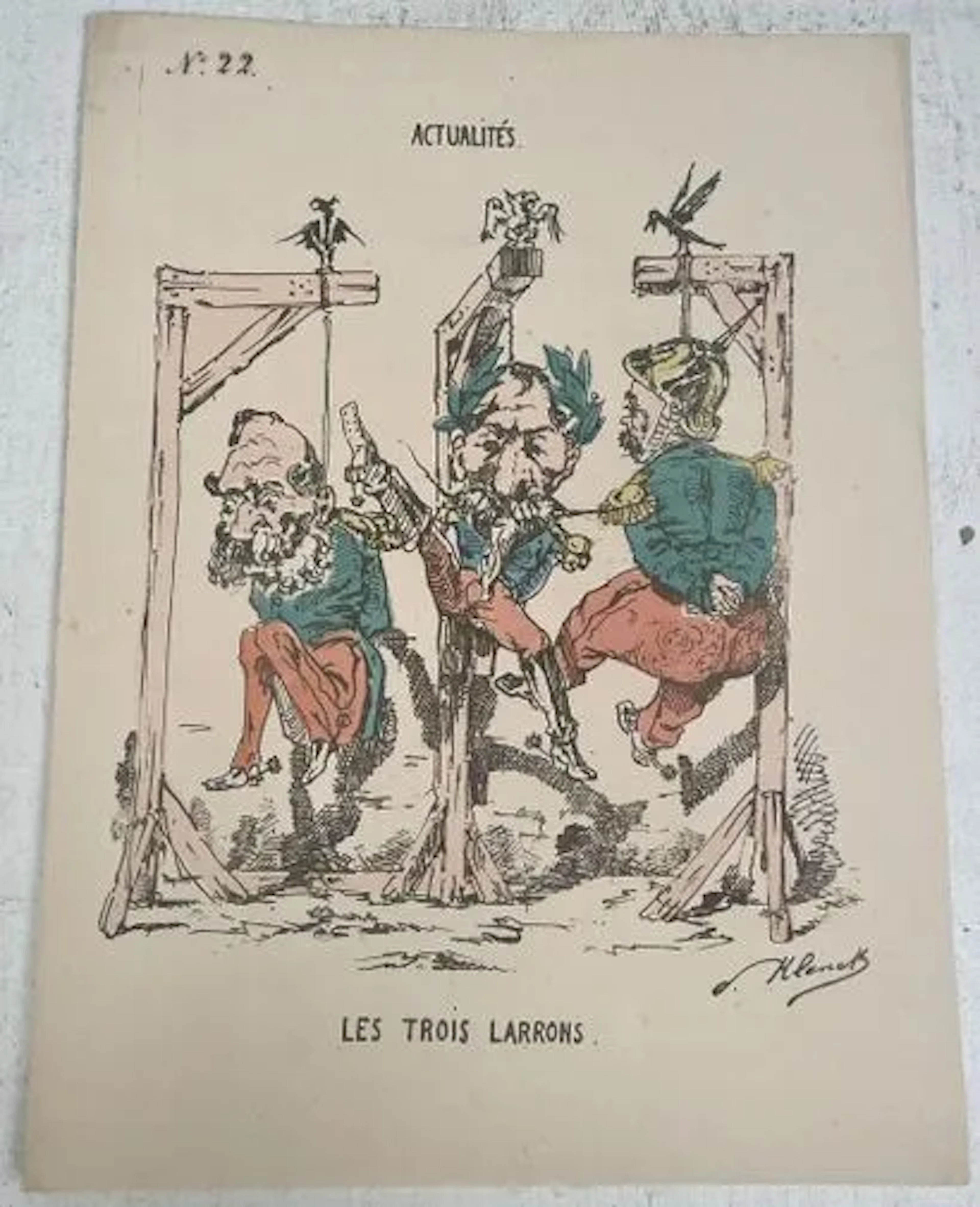 ACTUALITÉS, N° 22 — LES TROIS LARRONS - Lot 41