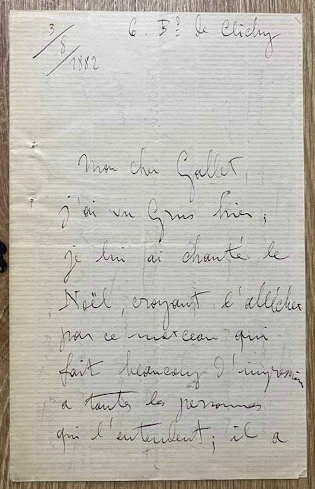 GODARD (Benjamin) (1849–1895). French composer and conductor - Lot 183