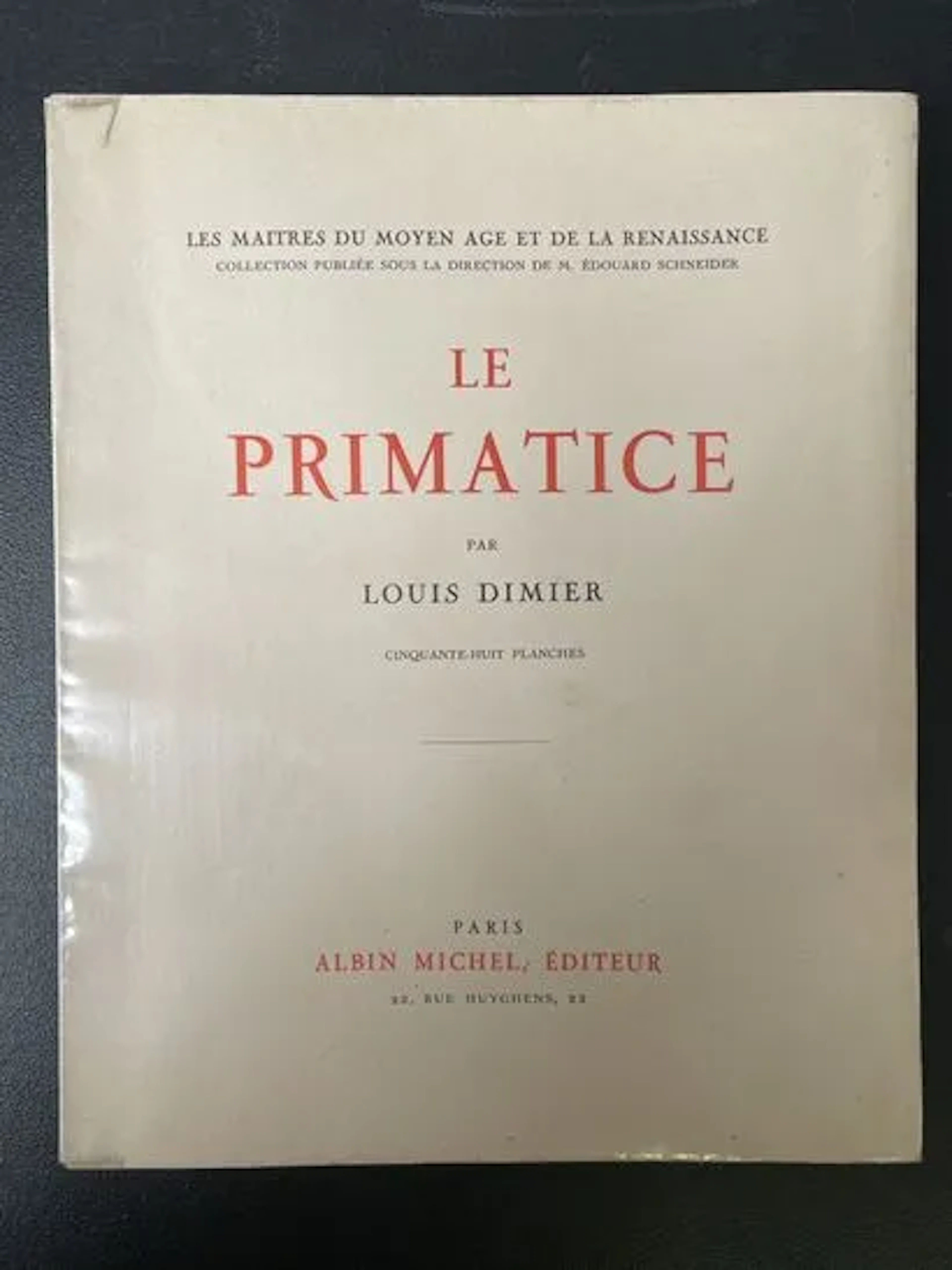 DIMIER (Louis) — Le Primatice - Lot 89