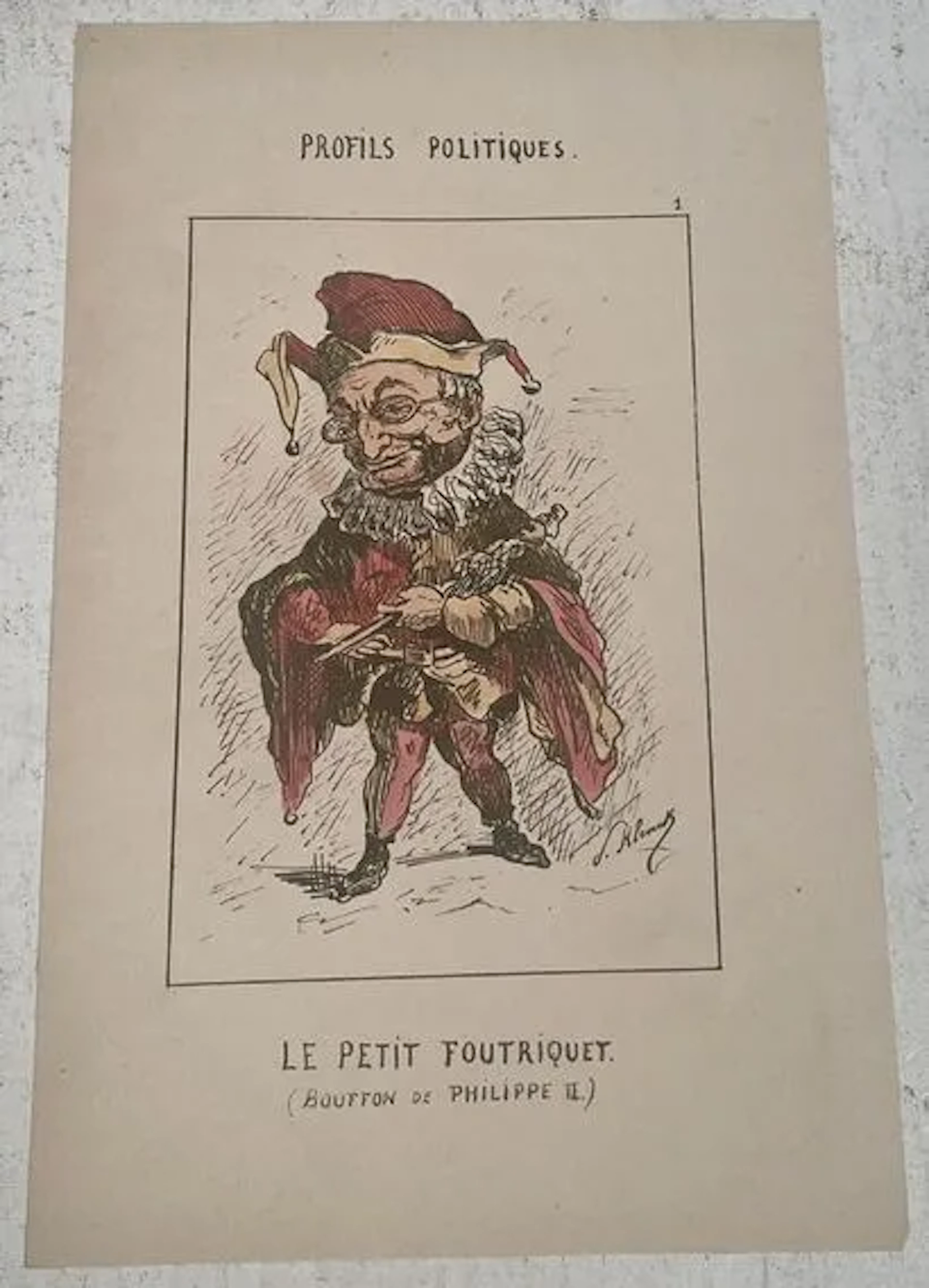 KLENCK — POLITICAL PROFILES, “LE PETIT FOURIQUET” - Lot 160
