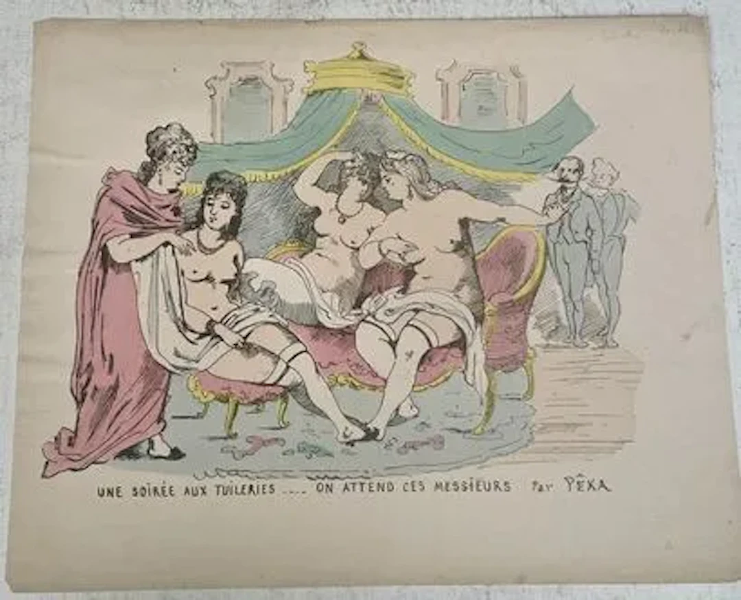 AN EVENING AT THE TUILERIES — WE’RE WAITING FOR THESE GENTLE - Lot 293