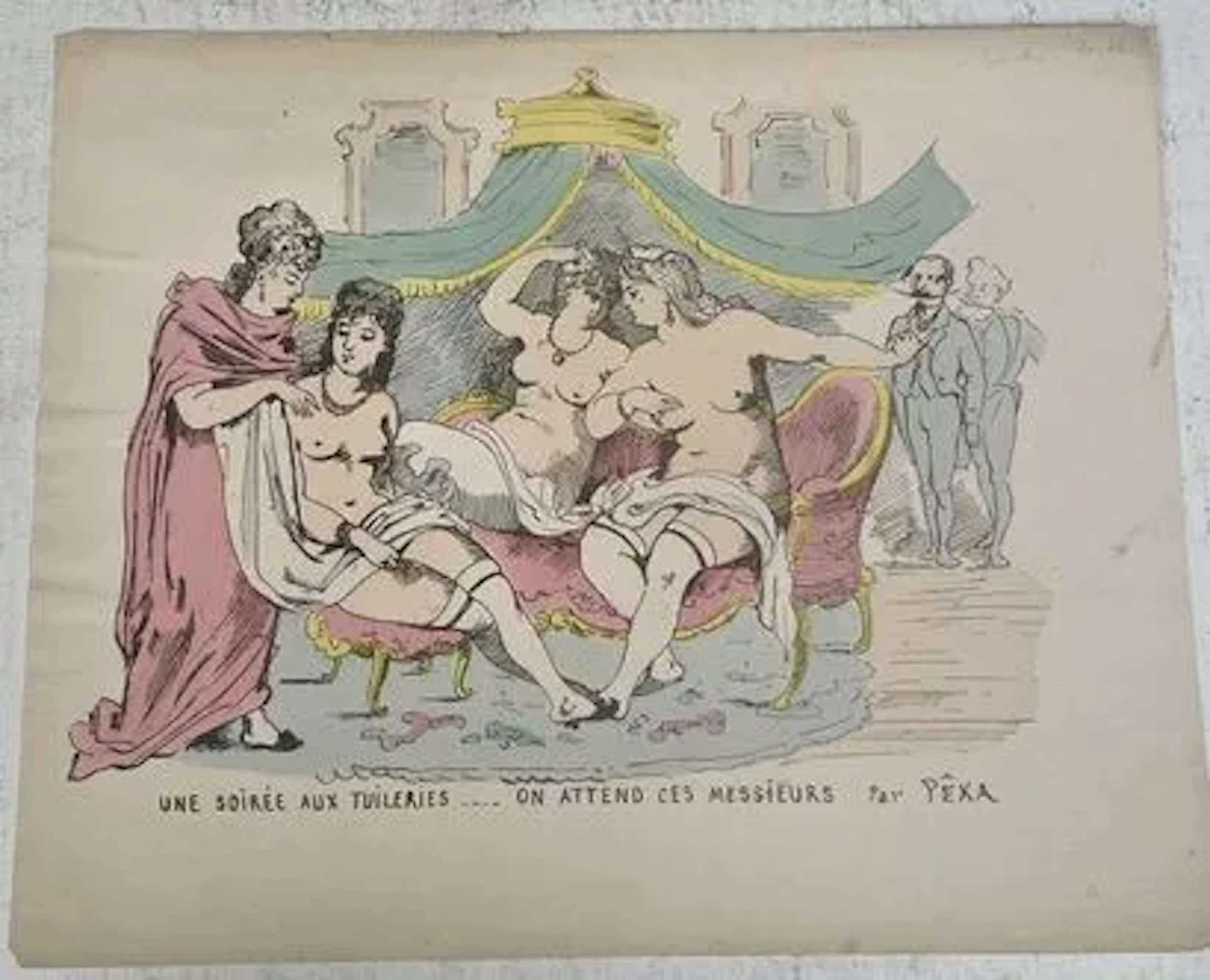 AN EVENING AT THE TUILERIES — WE’RE WAITING FOR THESE GENTLE - Lot 293