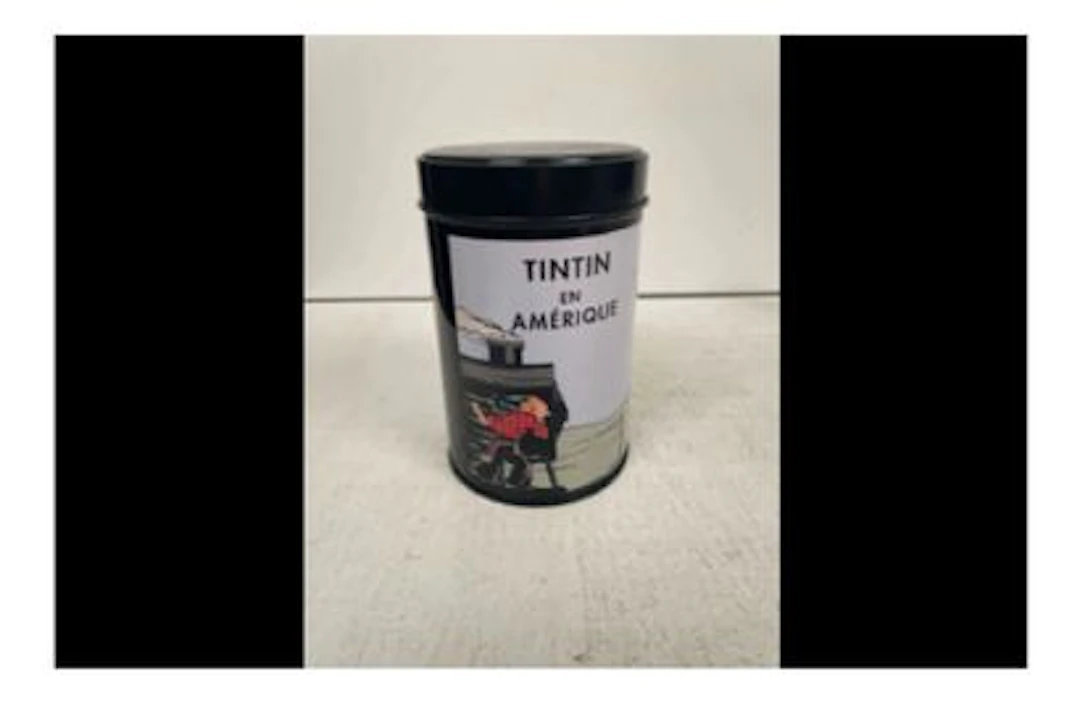 TINTIN COLLECTIBLE COFFEE CAN (MOULINSART) - Lot 258