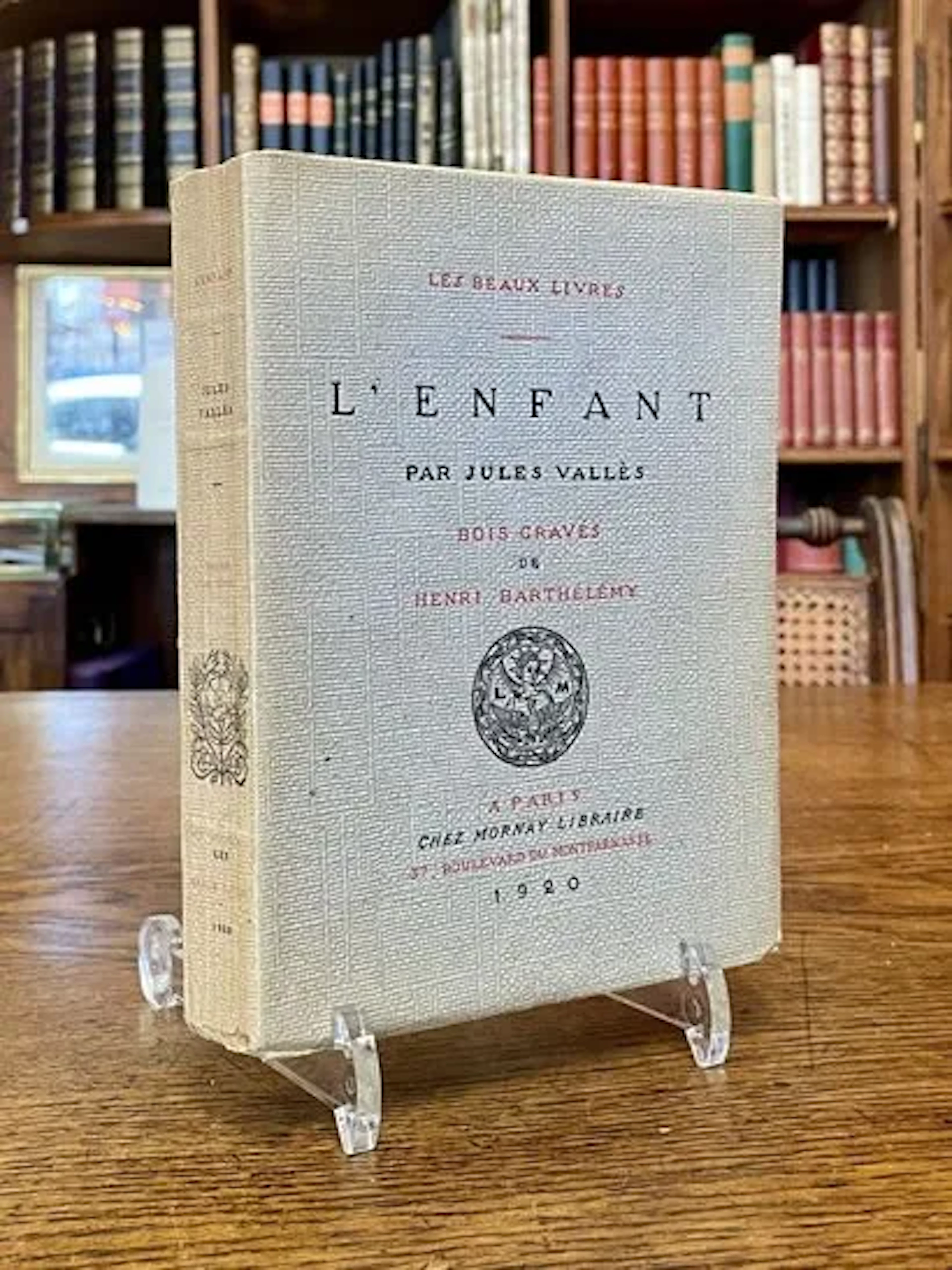 VALLÈS (Jules). — *L'Enfant*. Woodcuts by Henri Barthélemy. - Lot 283